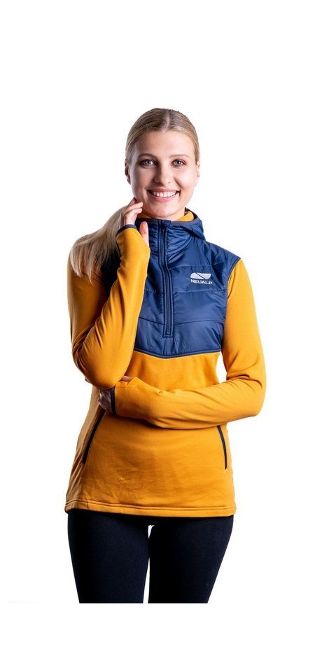 NEUALP Rollkragenpullover NEUALP Fusion Merino Hybrid Half-Zip Women