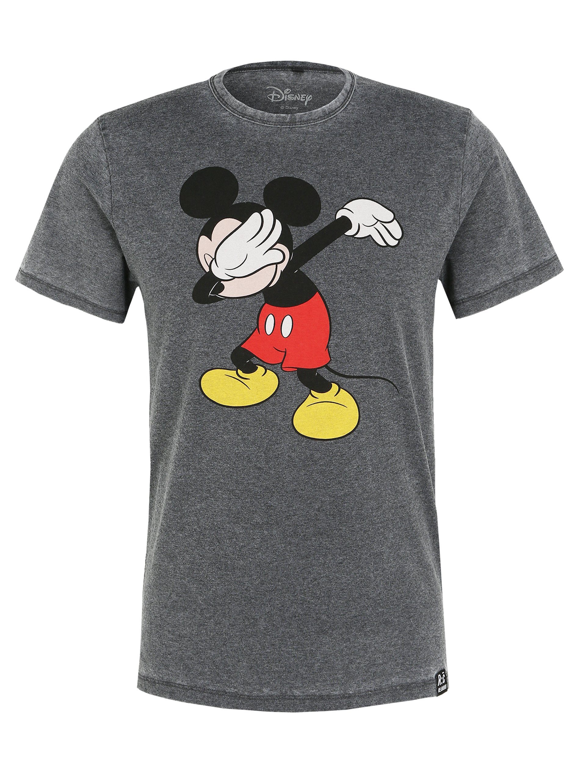 Mickey Mouse Dabbing dunkelgrau T-Shirt Disney Recovered