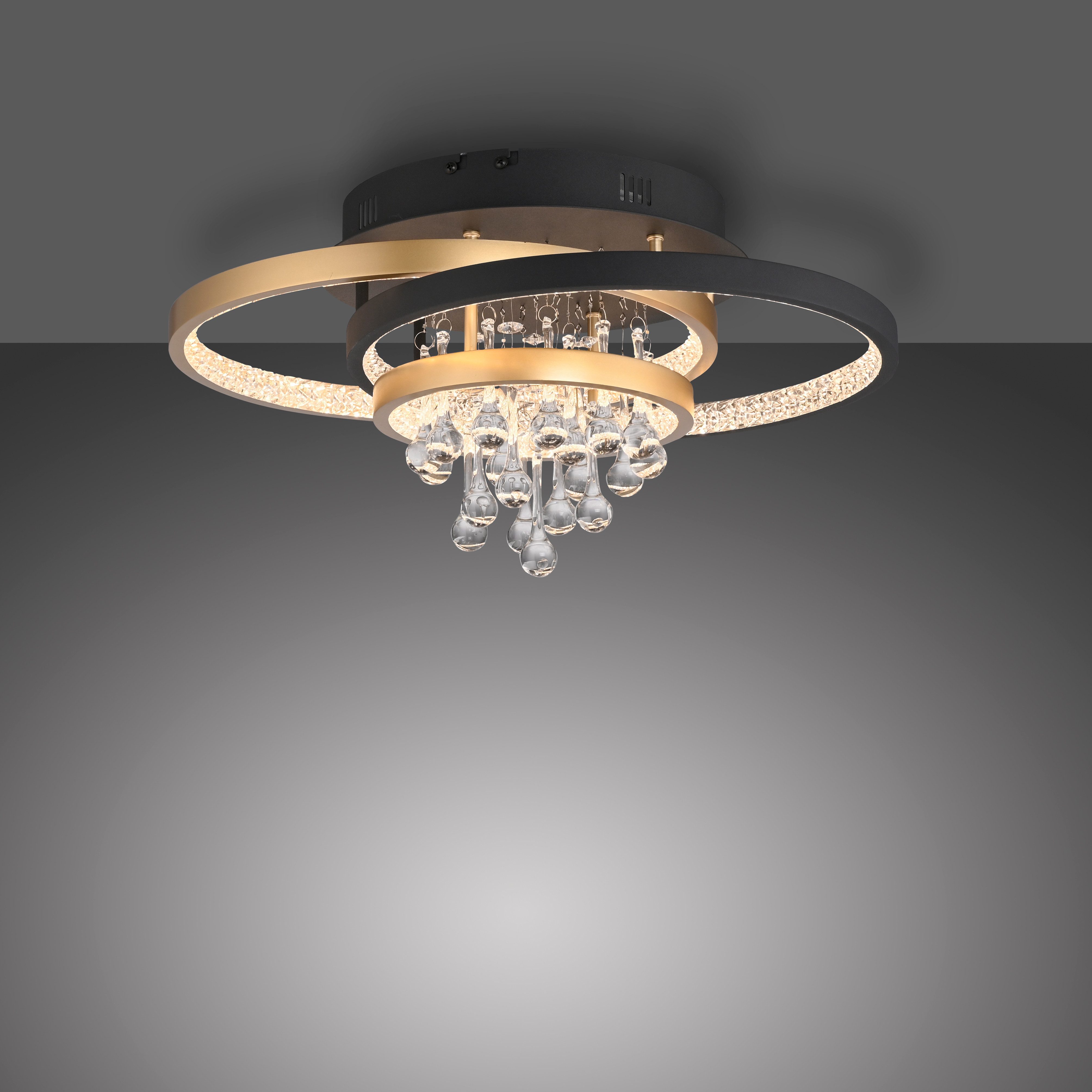 Paul Neuhaus Deckenleuchte ROTAZO, Dimmfunktion, LED fest integriert, Warmweiß, LED, dimmbar, Switchmo