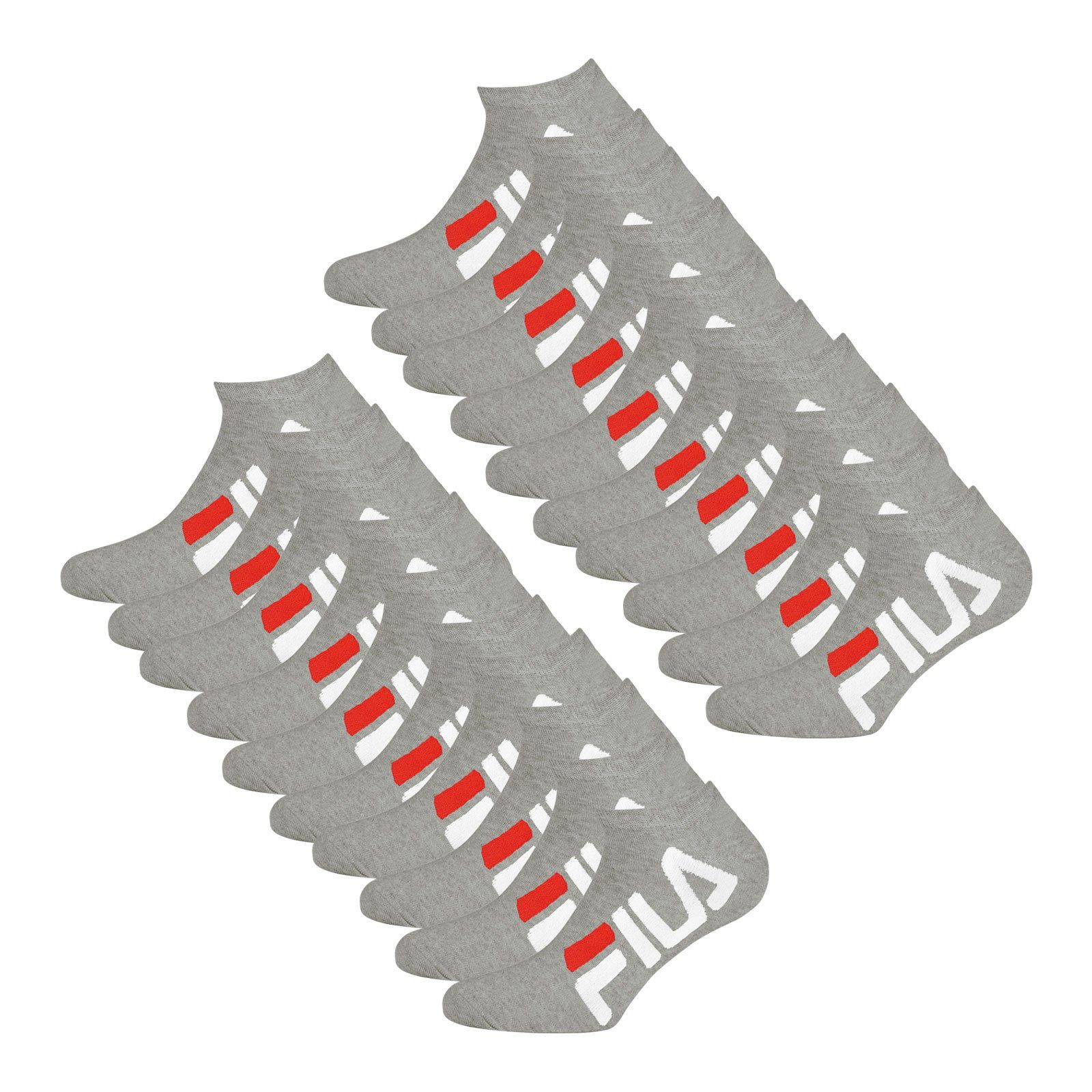 Fila Sneakersocken Calza Inivisible Socks (10-Paar) mit großem Markenschriftzug