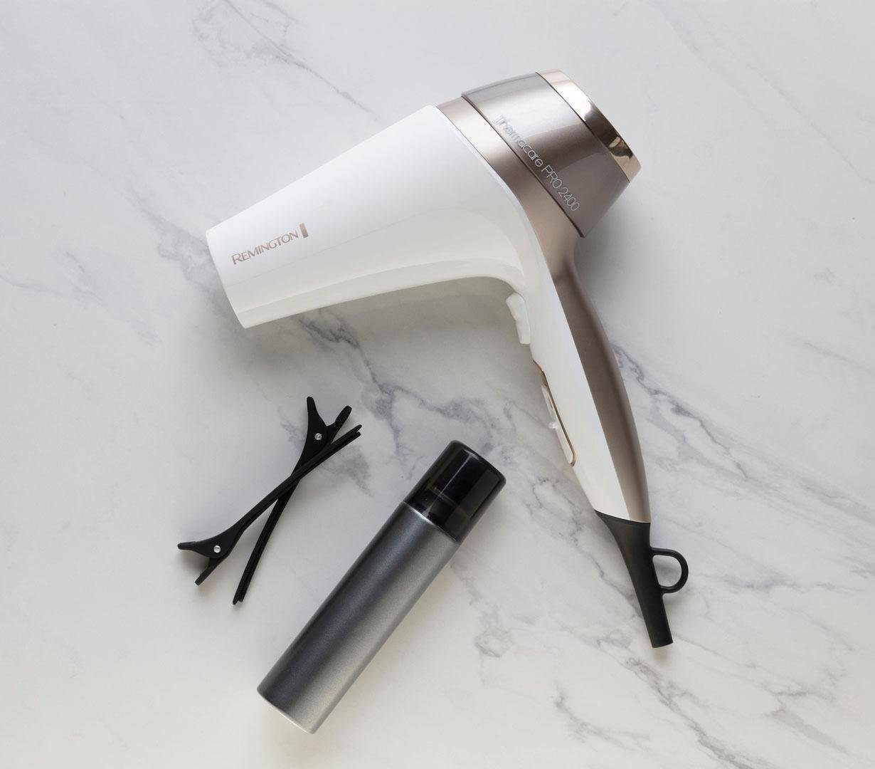 Remington Haartrockner D5720 Thermacare PRO 2400, 2300 W, angenehmes Trocknen durch geringe Lautstärke und weniger Hitze