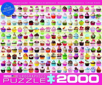empireposter Puzzle Wunderbare Cupcakes - 2000 Teile Puzzle im Format 67,6x96,8 cm, Puzzleteile