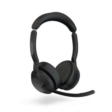 Jabra Evolve2 55 MS Kopfhörer (Active Noise Cancelling (ANC), Bluetooth, Stereo USB-A)