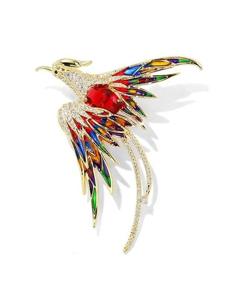 MayTree Brosche MayTree Brosche Phoenix (Stück, 1-tlg), Metallbrosche in Fo günstig online kaufen