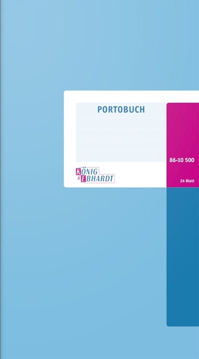 Notizbuch Portobuch 16,5x29,7cm 24 Blatt