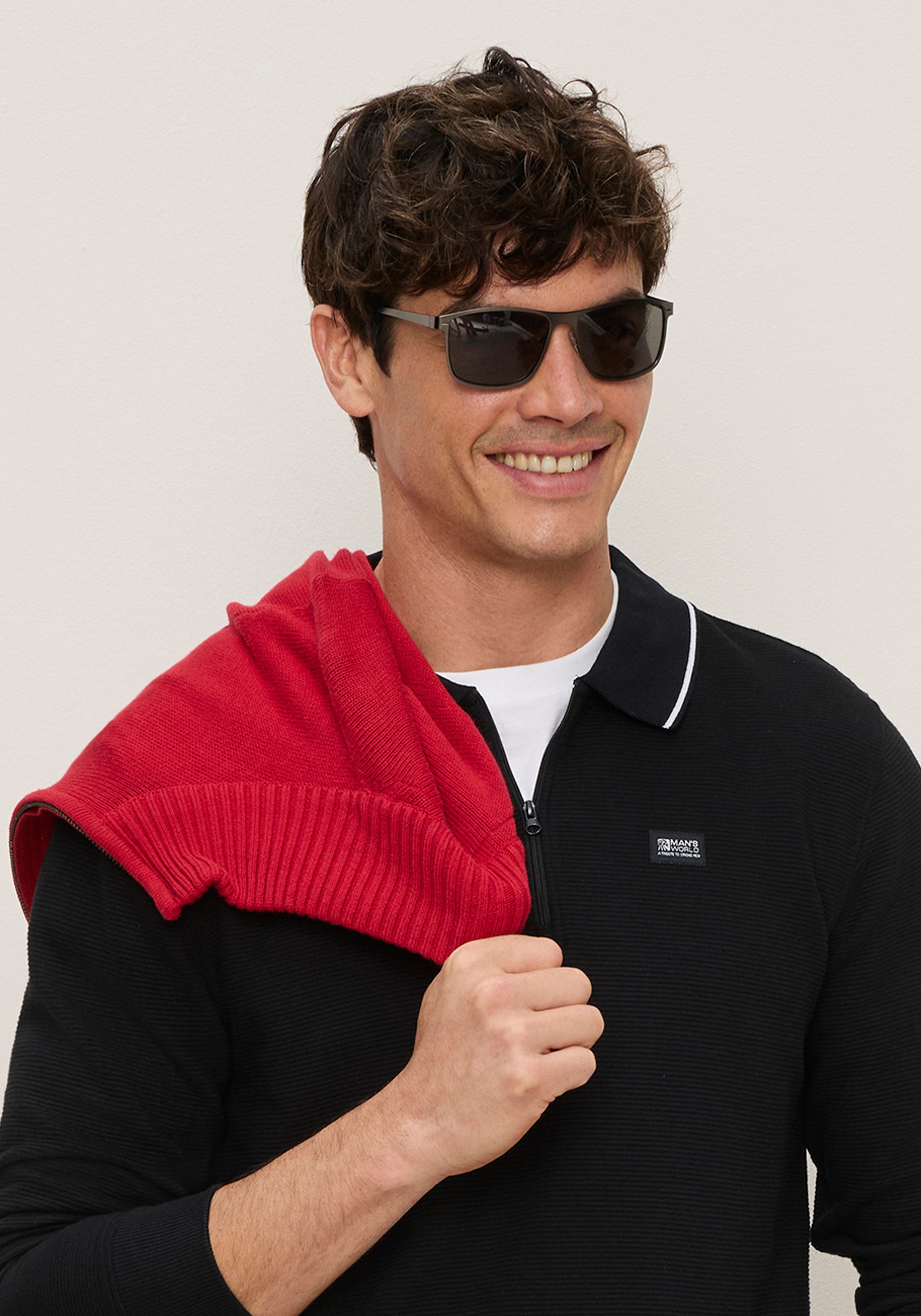 Man's World Sonnenbrille mit matt-anthrazit farbenden Rahmen