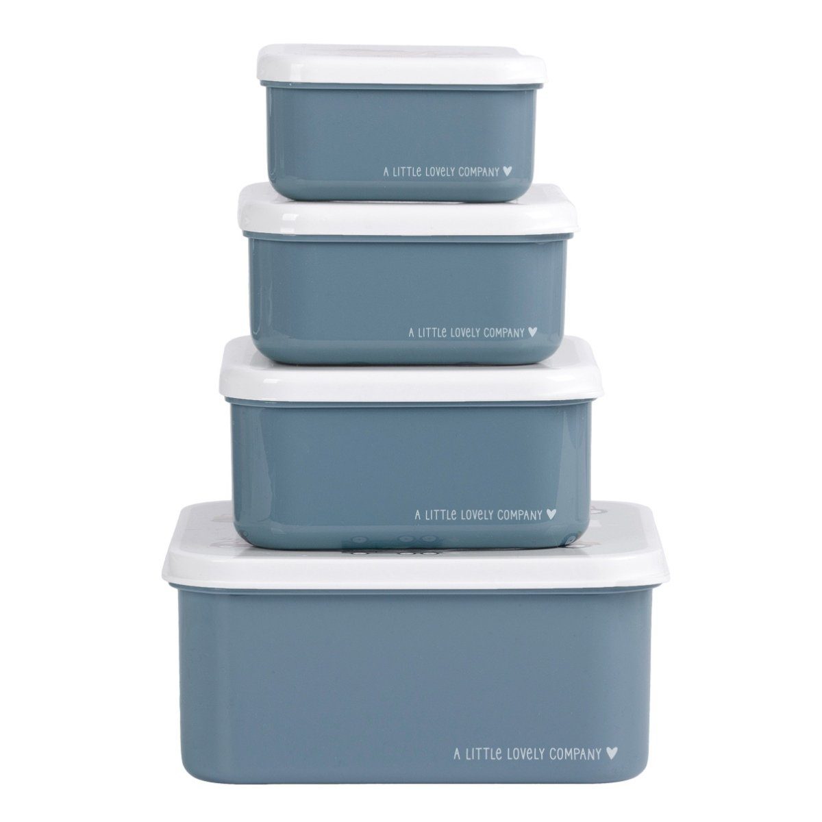 A Little Lovely Company Lunchbox Brotdose 4er Set Vesperdose Brotbox Pausenbrot