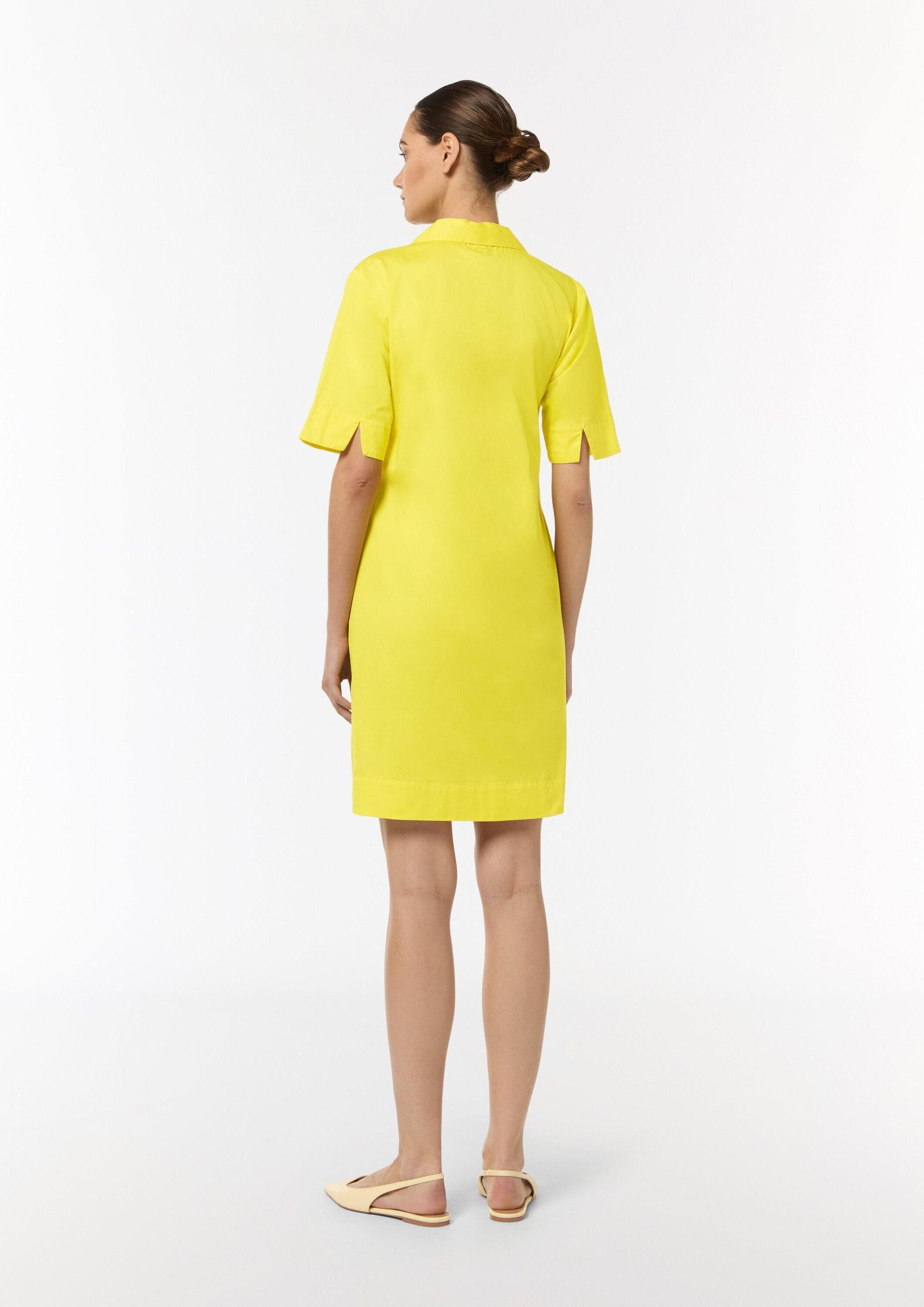 comma Minikleid Kleid Kleid mit Tunika-Ausschnitt und Hemdkragen