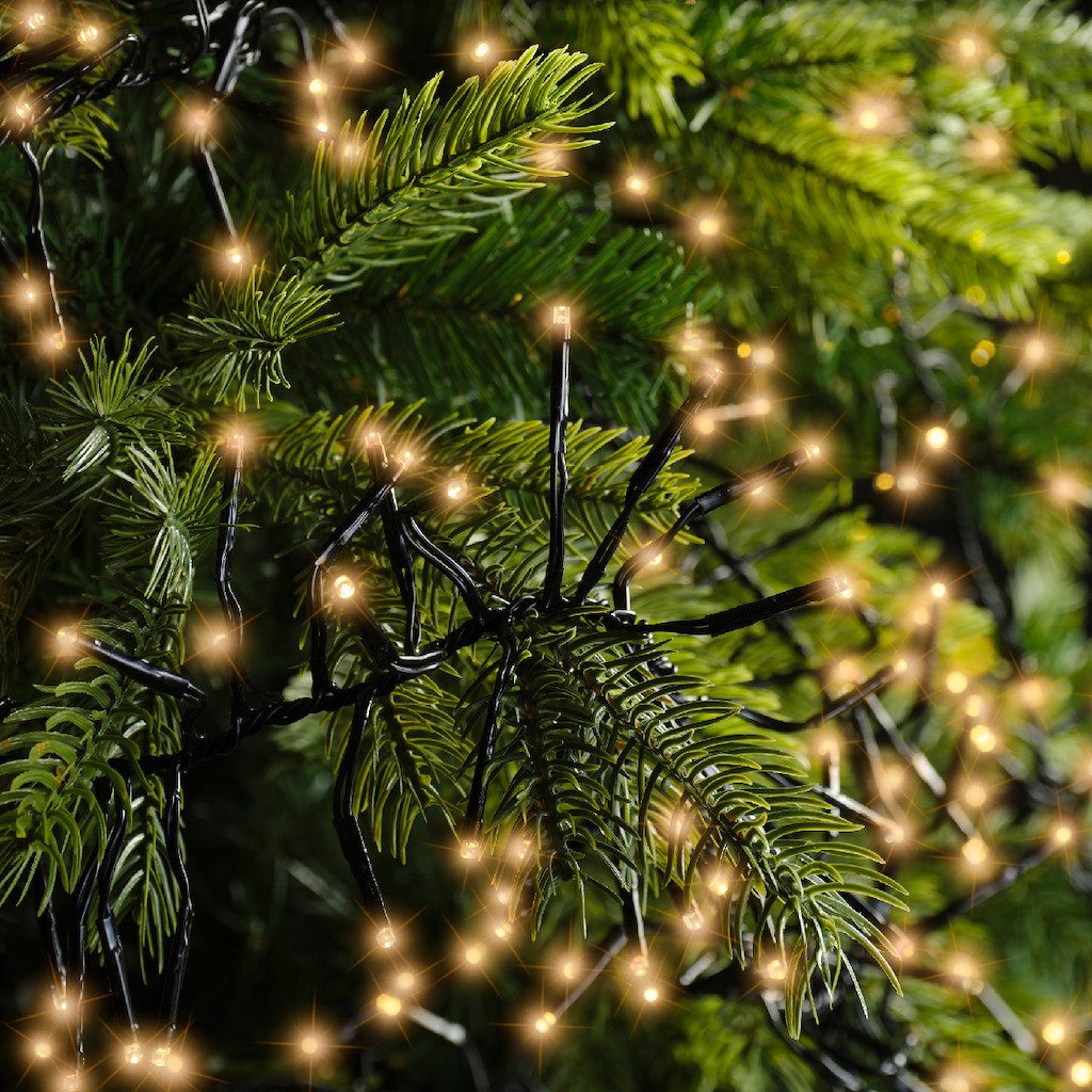 Kaemingk LED-Lichterkette Kaemingk Cluster Lichterkette klassisch warm, Büschellichterkette Cluster
