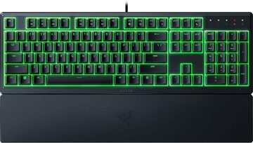 RAZER Ornata V3 X - Flache Membran Chroma RGB QWERTZ DE-Layout Tastatur- und Maus-Set, Kabelgebundene Gaming Tastatur & Maus mit ergonomischem Komfort für PC