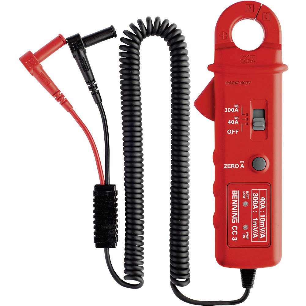 Benning Spannungsprüfer Benning CC 3 Stromzangenadapter Messbereich A/AC (Bereich): 1 - 300 A