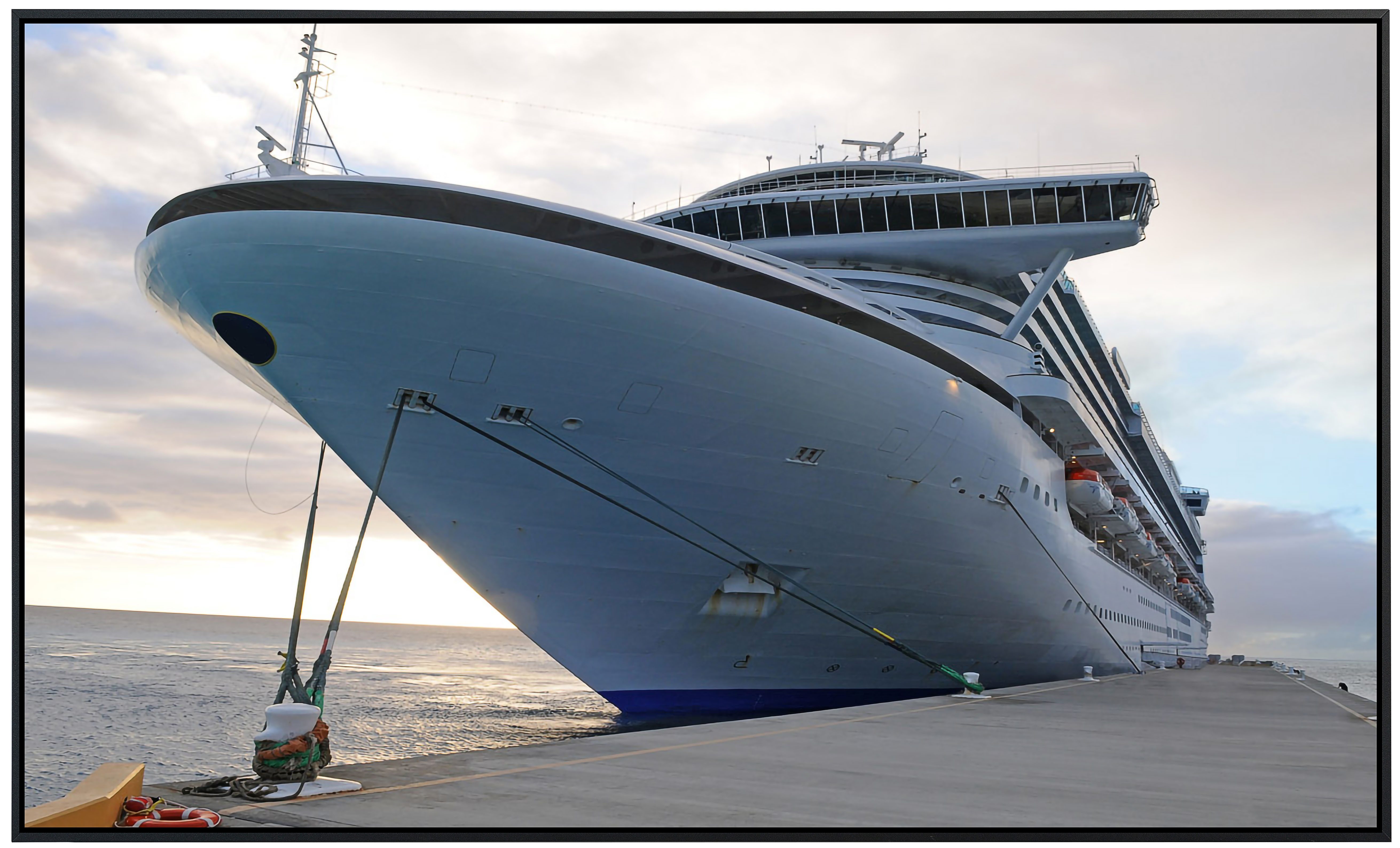 Papermoon Infrarotheizung INFRAROT-BILD-HEIZUNG, Schiff, TÜV-Rheinland/GS zertifiziert, angenehme Strahlungswärme