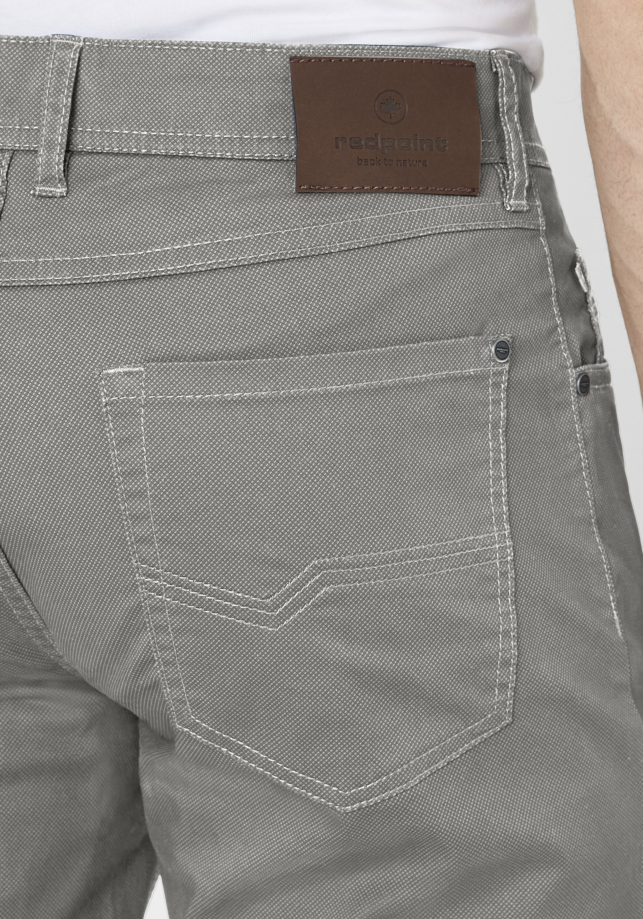 grey Hose Redpoint MILTON super stretch Pocket Stoffhose 5