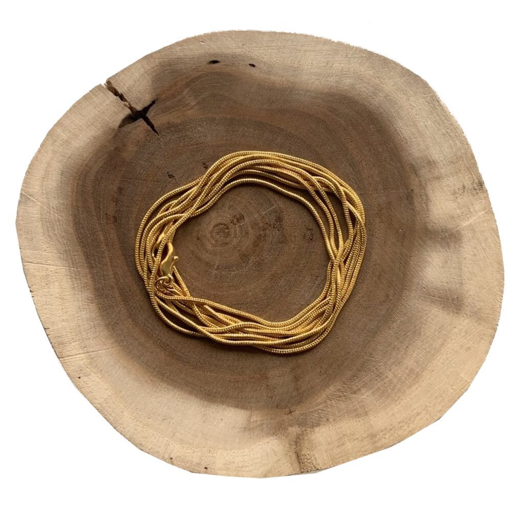 MUMMY BELL Kette mit Einhänger Gold-plated long chain 116 cm L1Z116