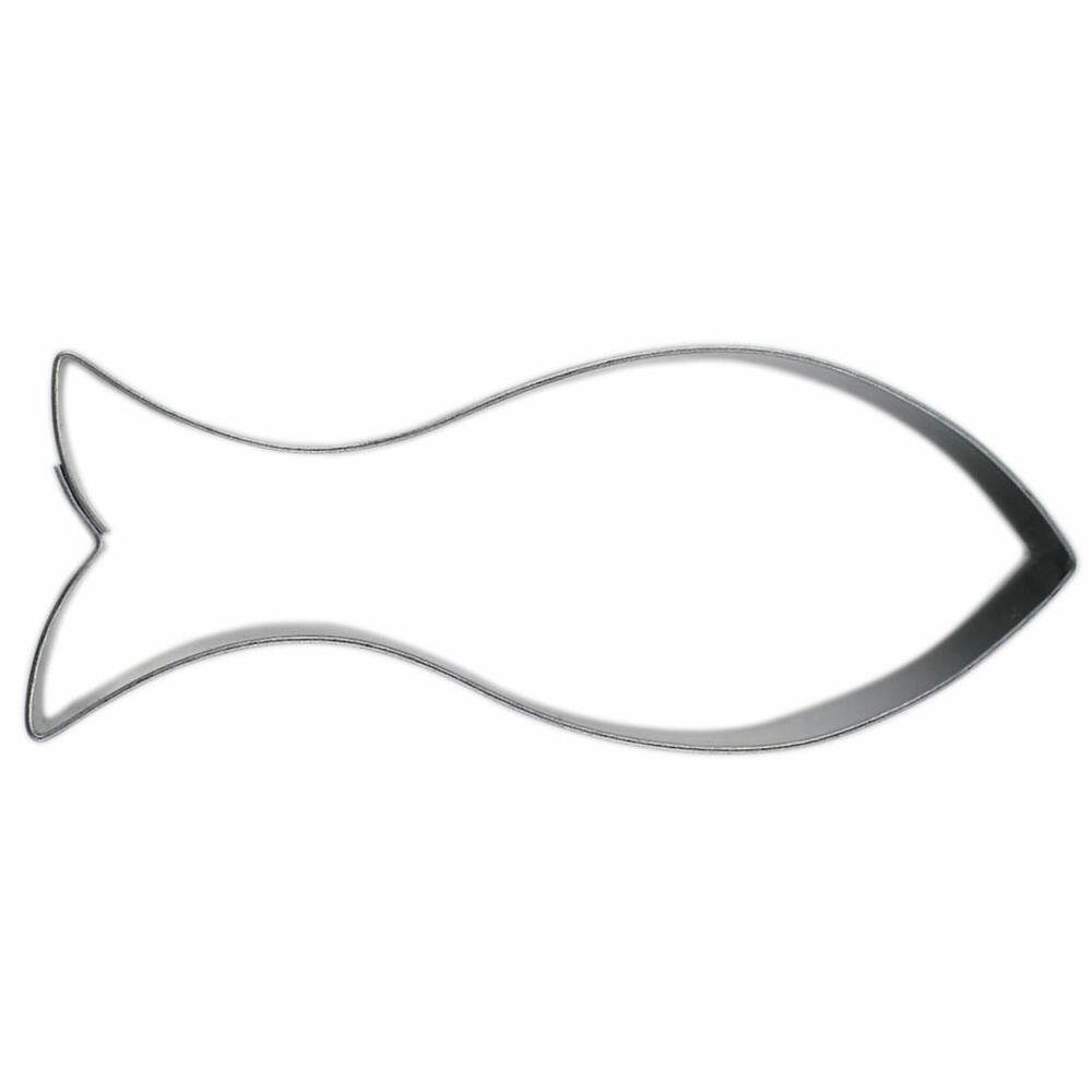 STÄDTER Ausstechform Fisch 7 cm, Edelstahl