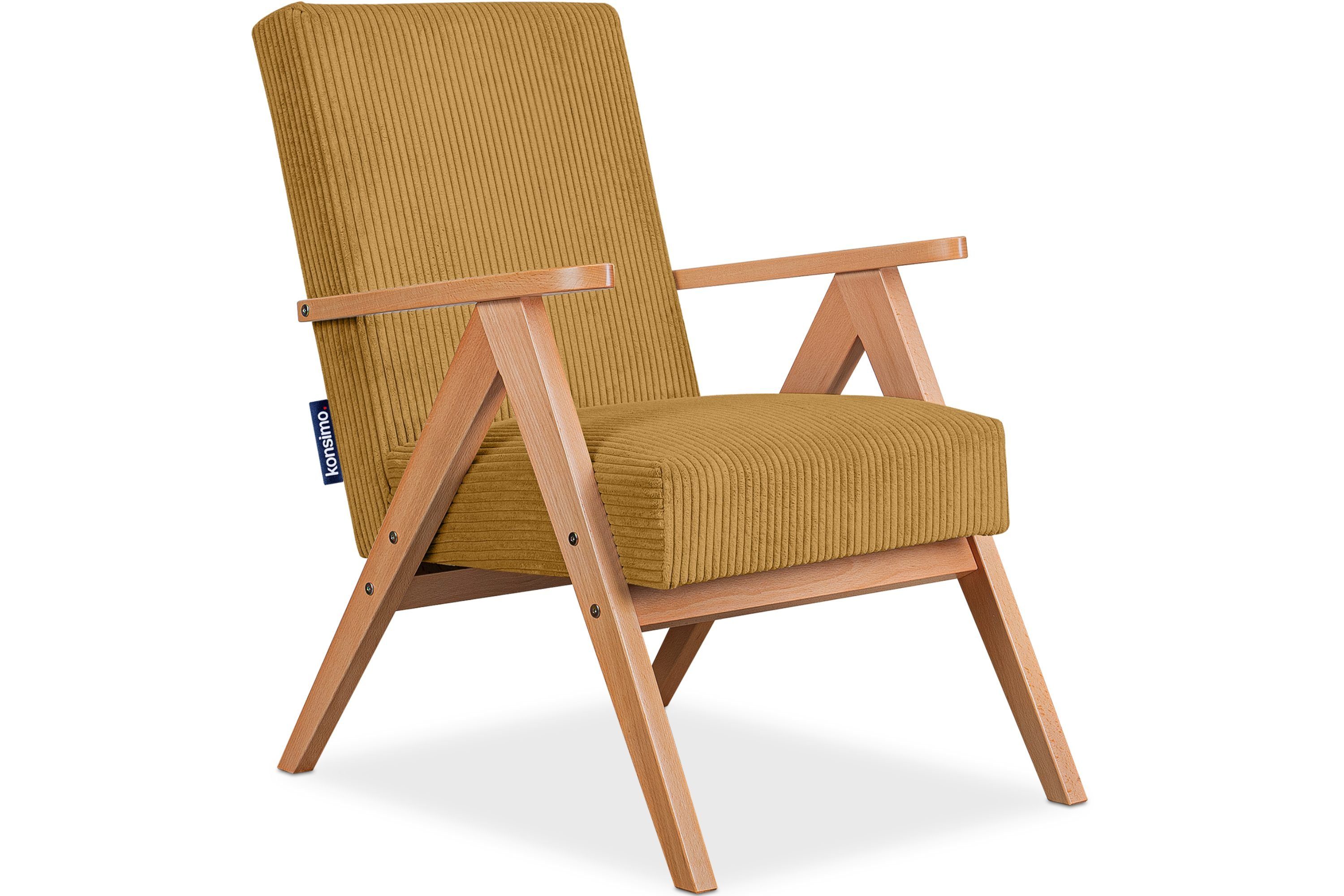 KONSIMO® Cocktailsessel NASET Sessel, Rahmen aus günstig online kaufen