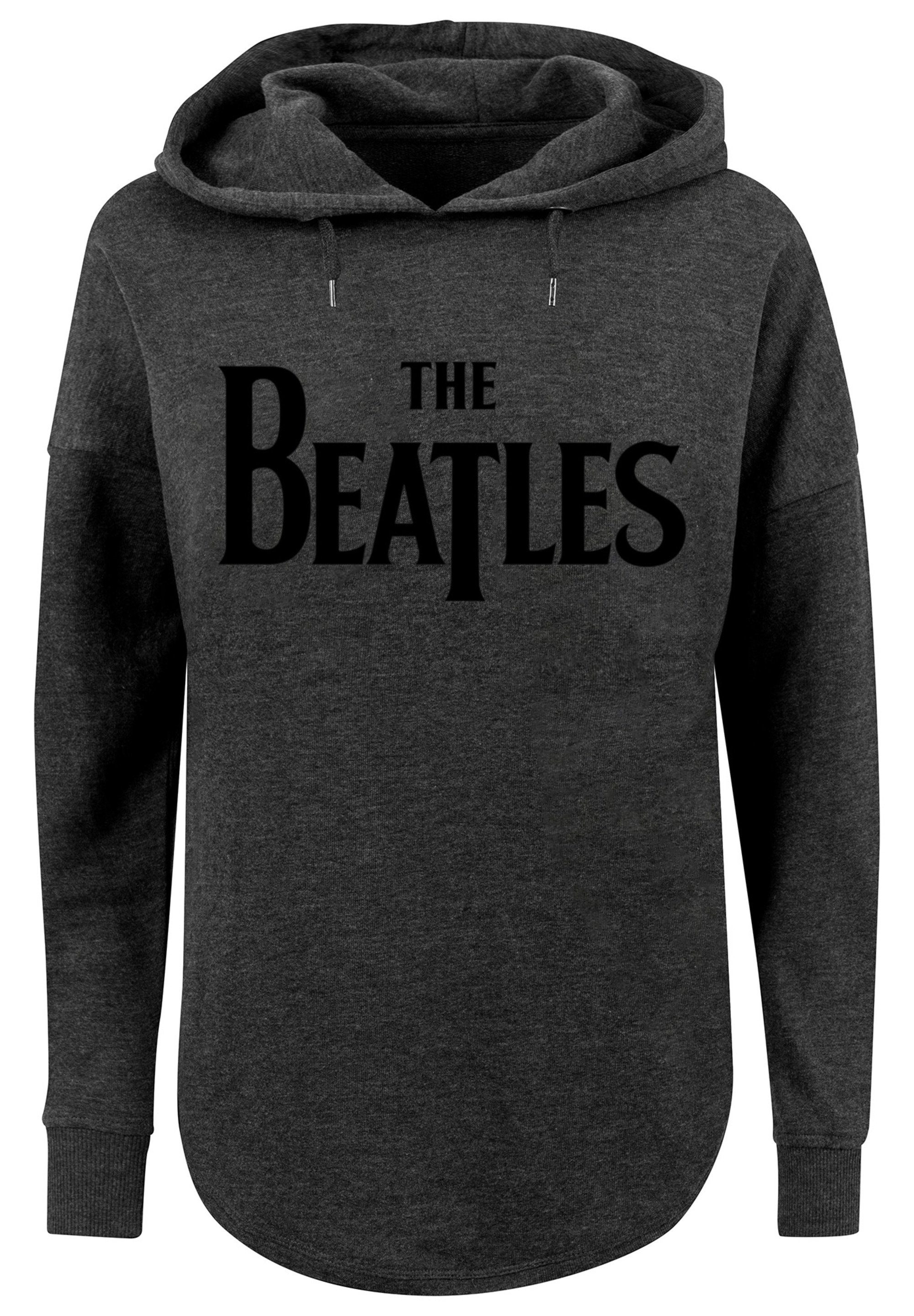 F4NT4STIC Kapuzenpullover Drop Oversize Offiziell lizenzierter T Band Hoodie Print, Beatles Black The The Beatles Logo