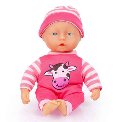Bayer Babypuppe 92002AF Baby Doll Stoffpuppe 20cm 2fach sortiert