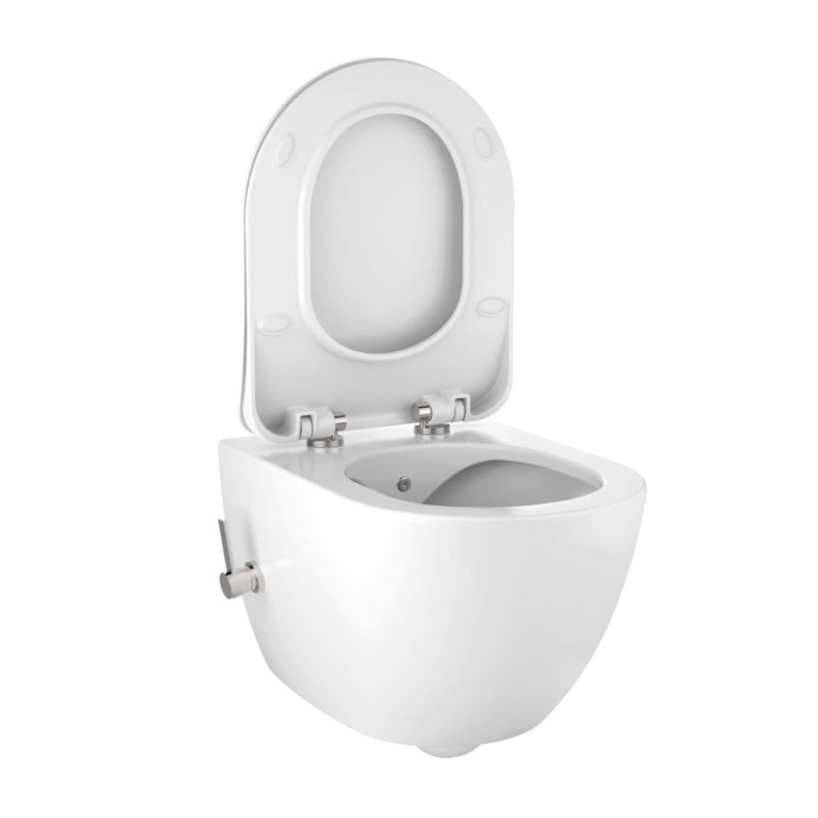 Creavit Tiefspül-WC FE322-34CB00E-0003, Spülrandlos, Hygienedusche, Kaltwas günstig online kaufen