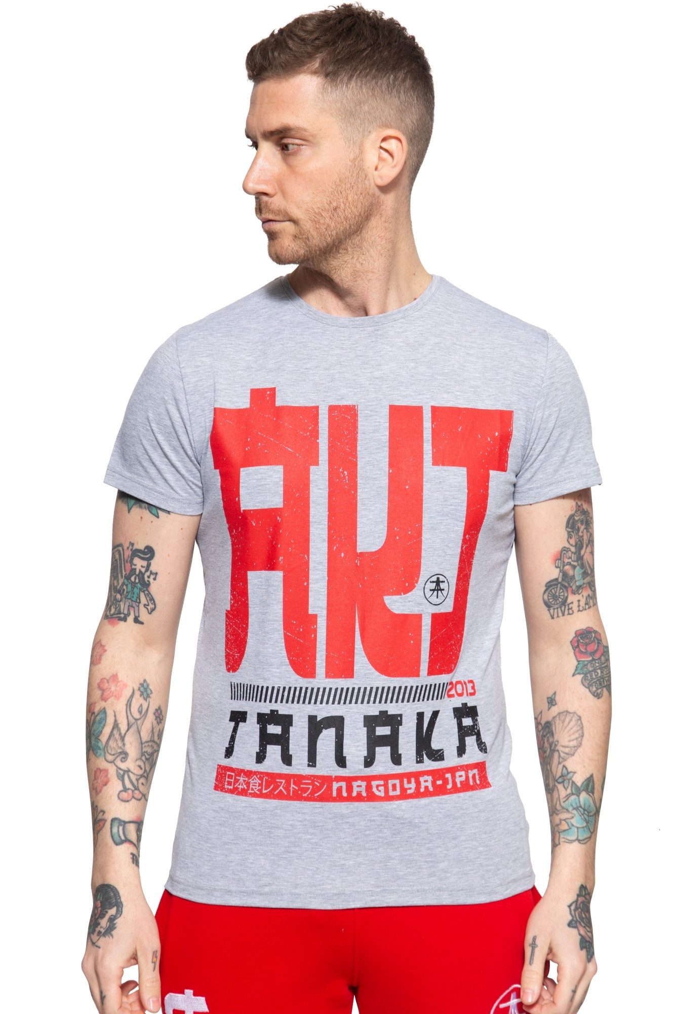 Akito Tanaka Print-Shirt Write (1-tlg) mit kontrastierendem Print günstig online kaufen