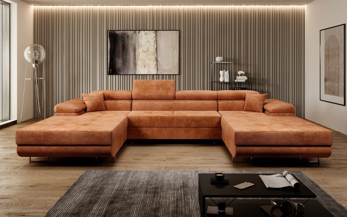 Luxusbetten24 Schlafsofa Designer Sofa Calvera U günstig online kaufen