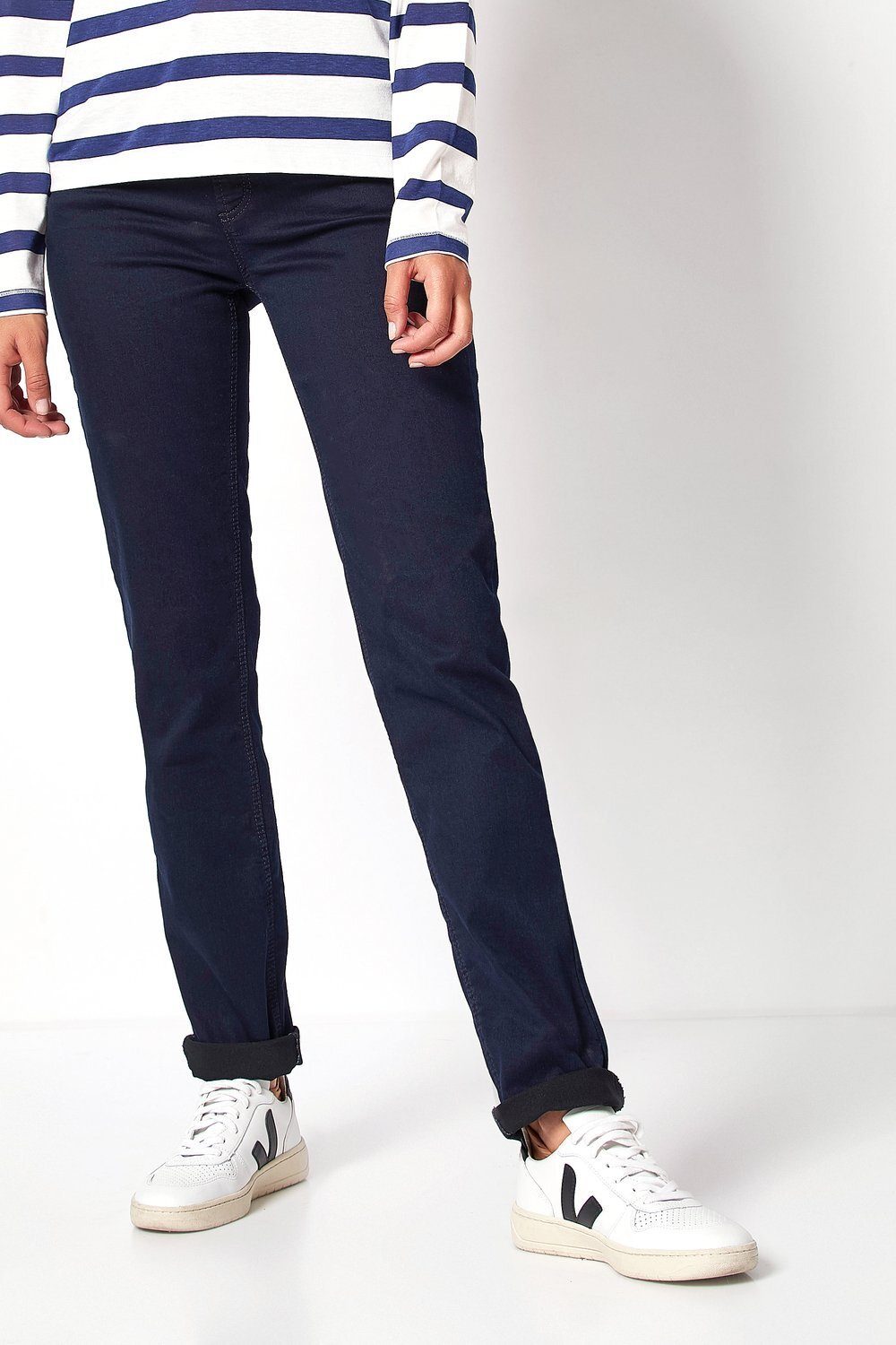 TONI 5-Pocket-Jeans Liv 059 dunkelblau in Regular-Fit 