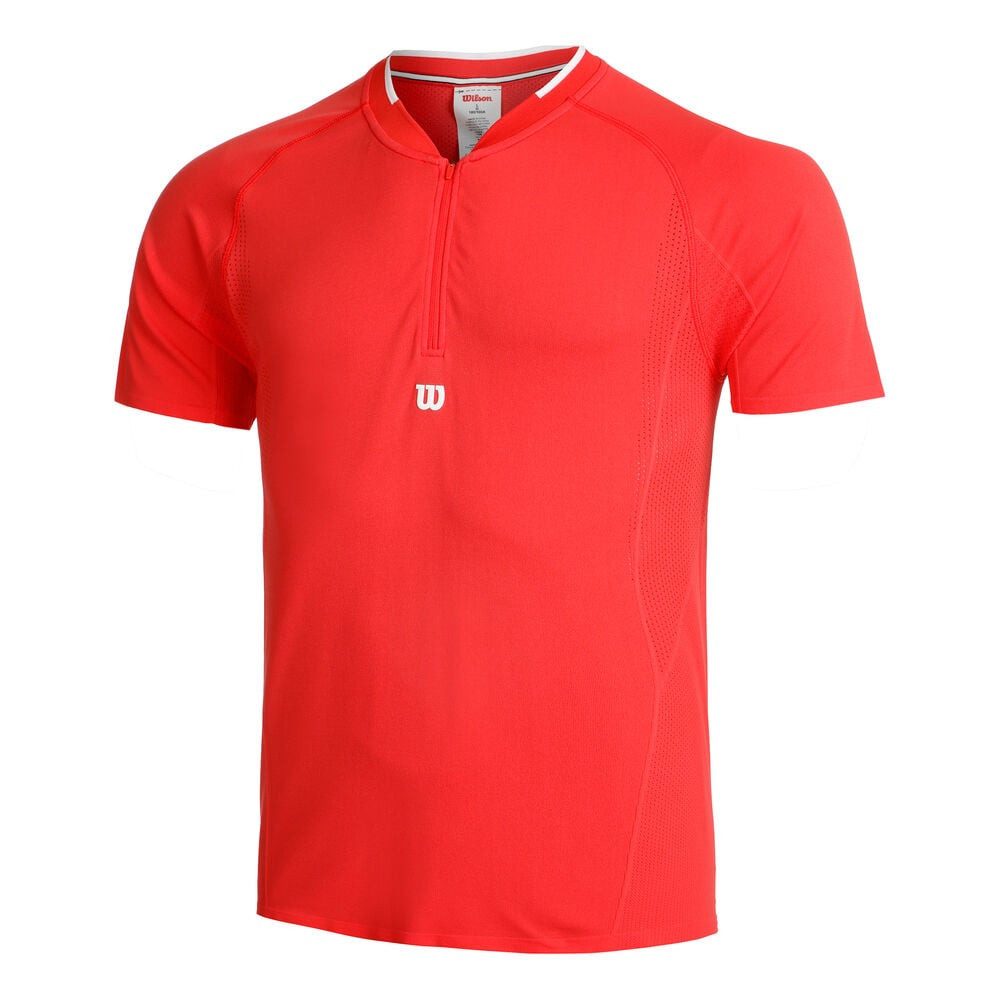 Wilson T-Shirt Players Seamless Zip Henley 2.0