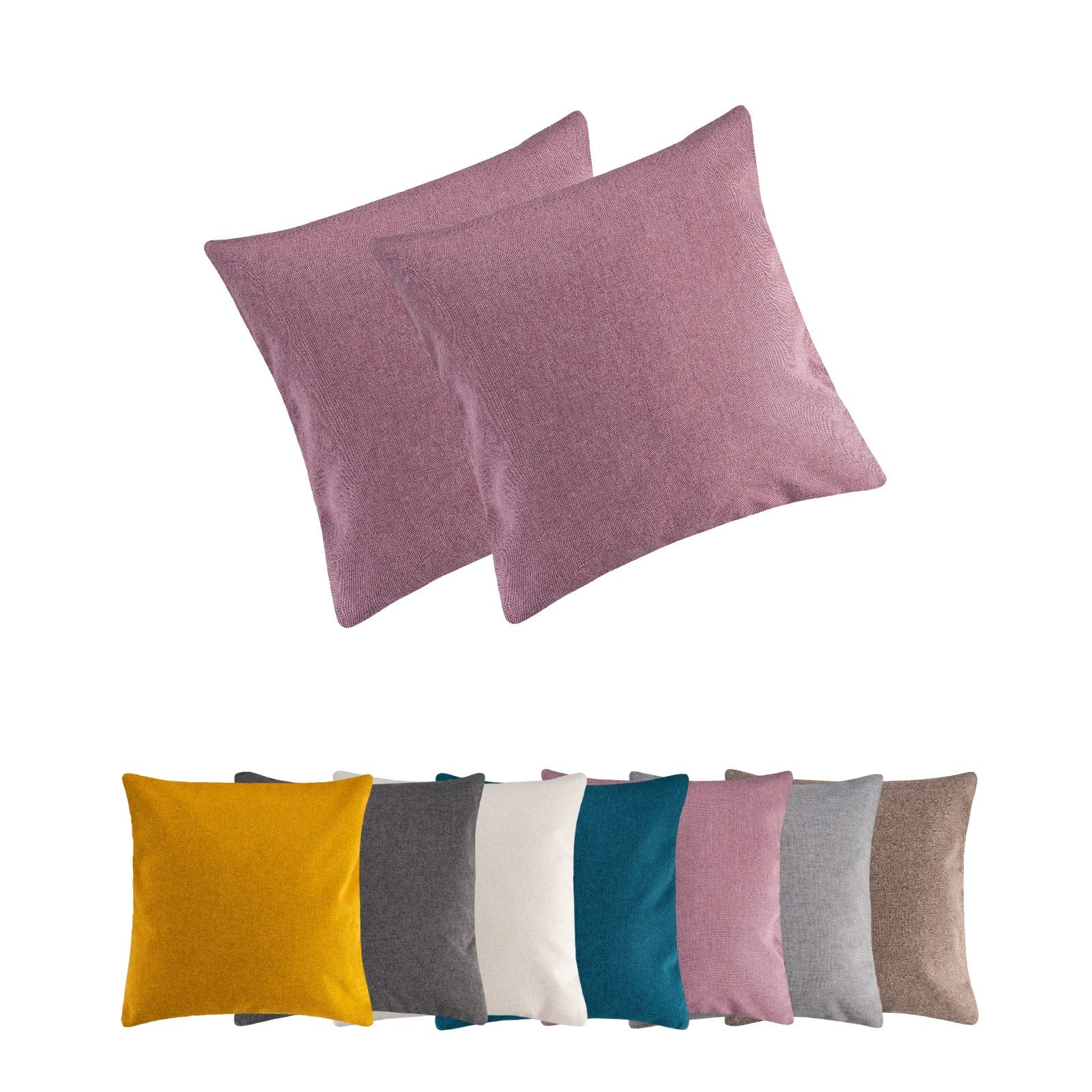 MOON Heimtextilien Kissenhülle 2er Pack Kissenbezug günstig online kaufen