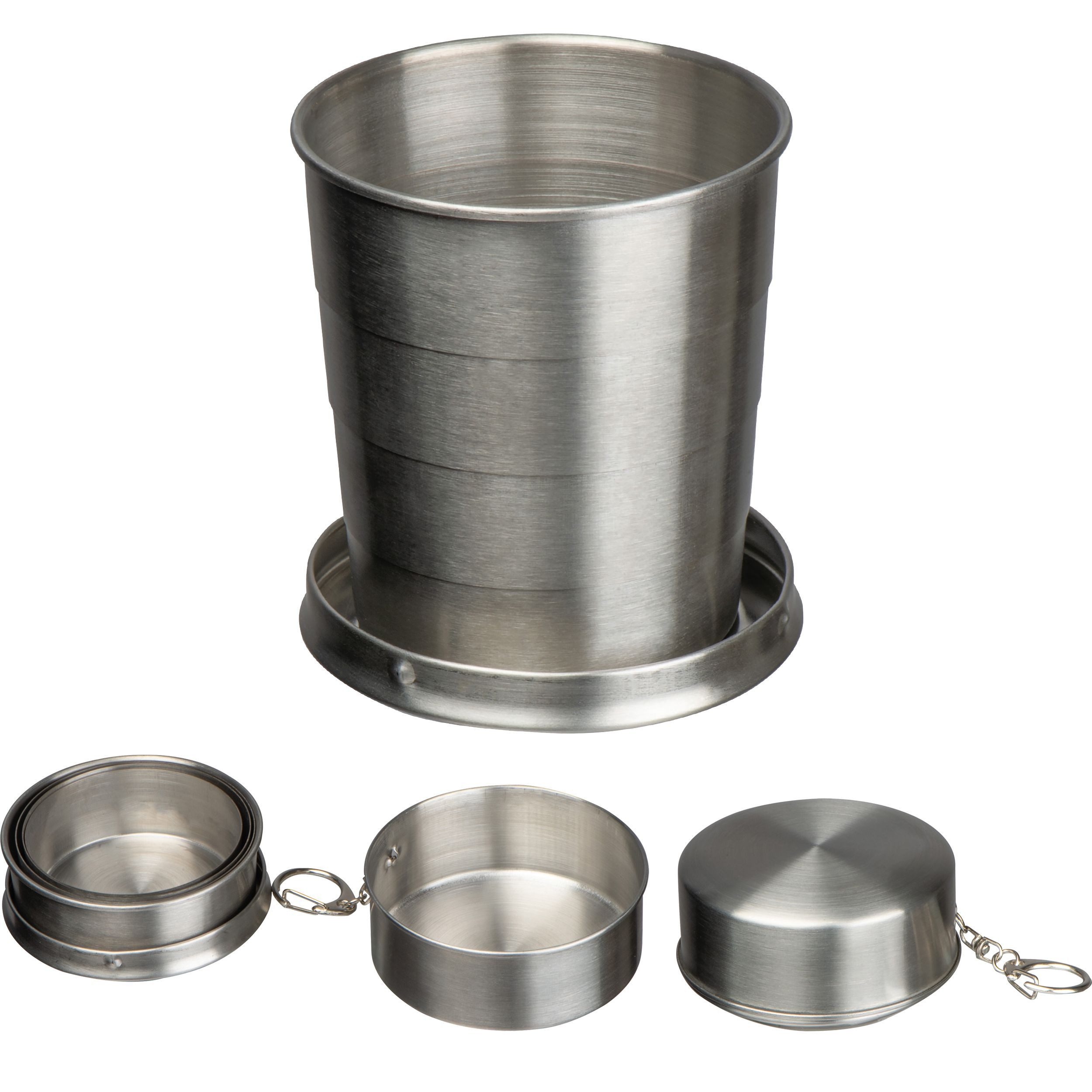 Macma Becher Faltbarer Edelstahltrinkbecher / 250 ml