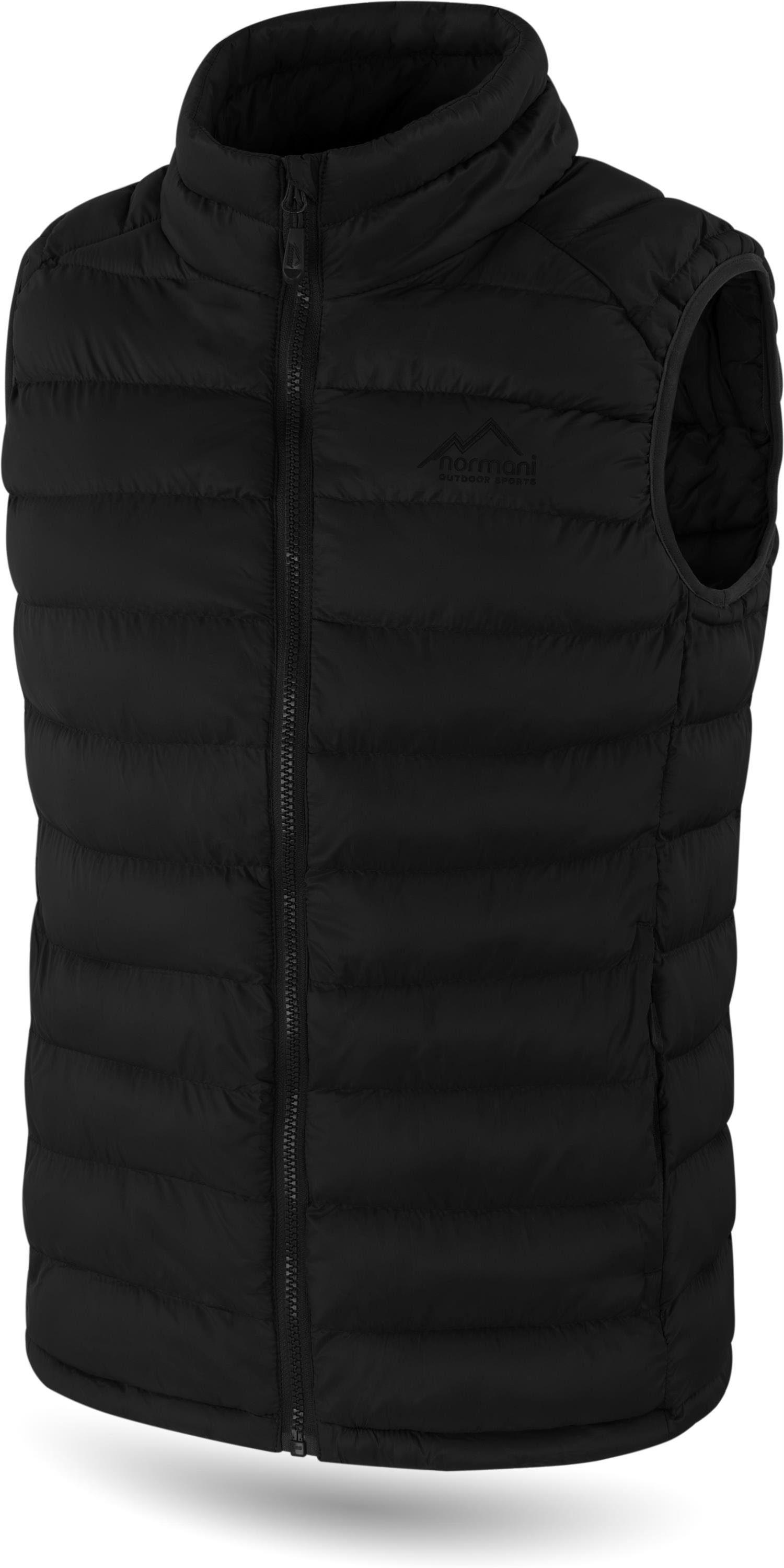 normani Steppweste Herren Weste Turku Wattierte Outdoor Steppweste Winddicher Midlayer mit Stehkragen