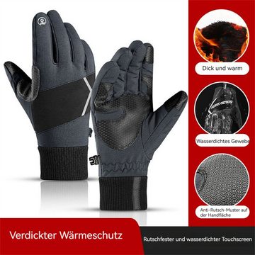 Dekorative Fahrradhandschuhe Herrenhandschuhe, Outdoor-Reithandschuhe, Wasserdicht Skihandschuhe, Sporthandschuhe, Warme Handschuhe