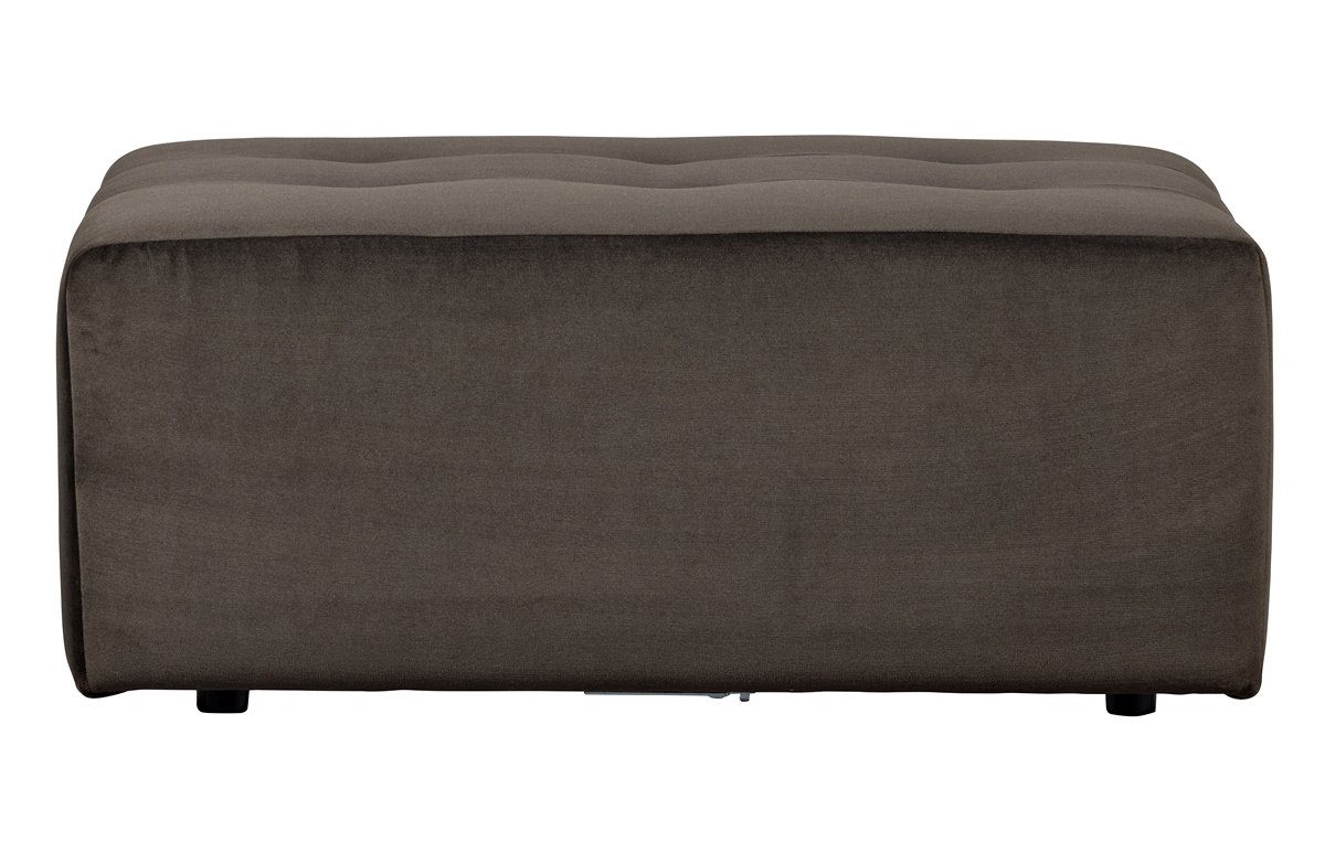 BePureHome Sofaelement Polsterhocker Caleidoscoop - Samt Warm Green, freistellbar | Sofaelemente