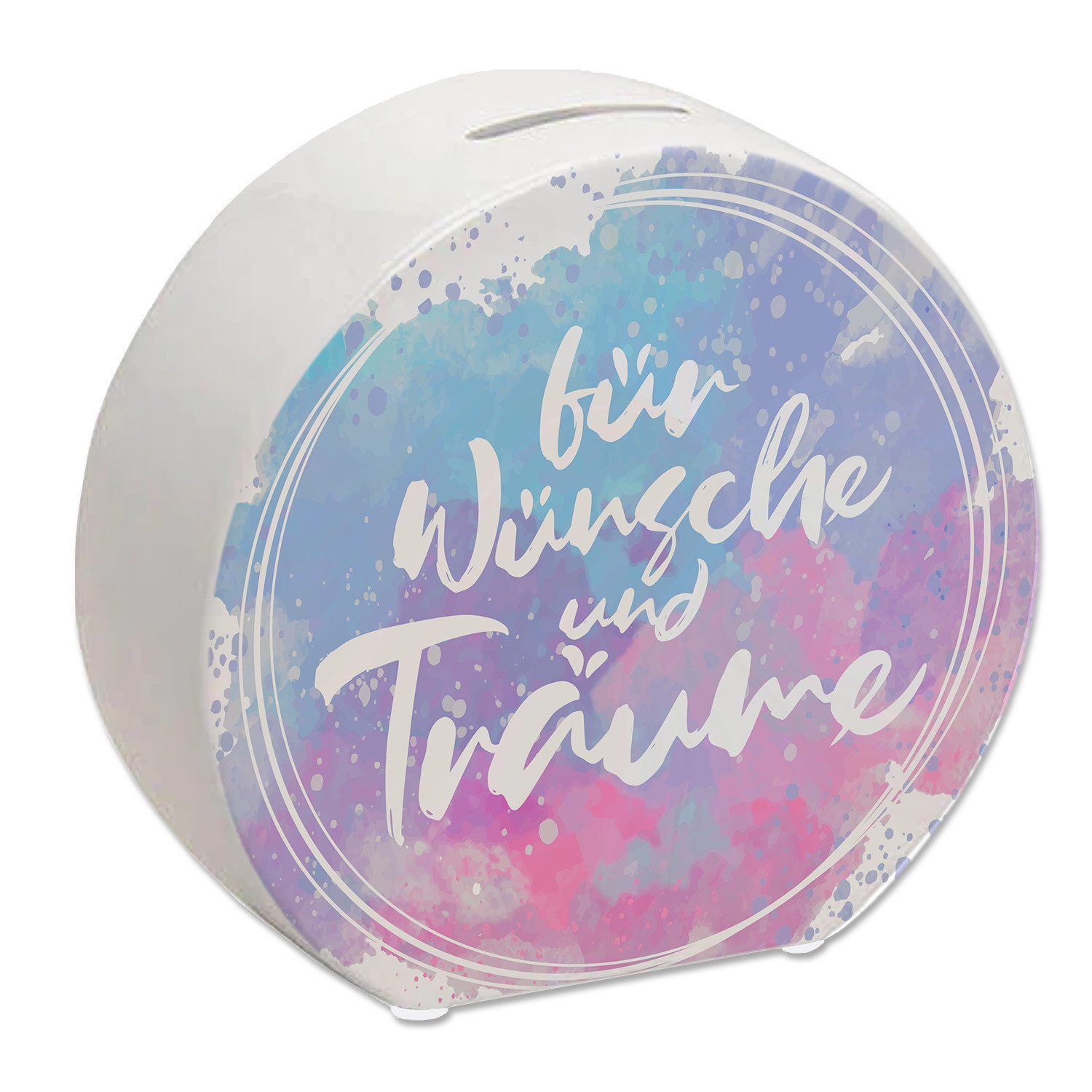 speecheese Spardose Spardose aus Keramik mit schönem Wasserfarbendesign und günstig online kaufen