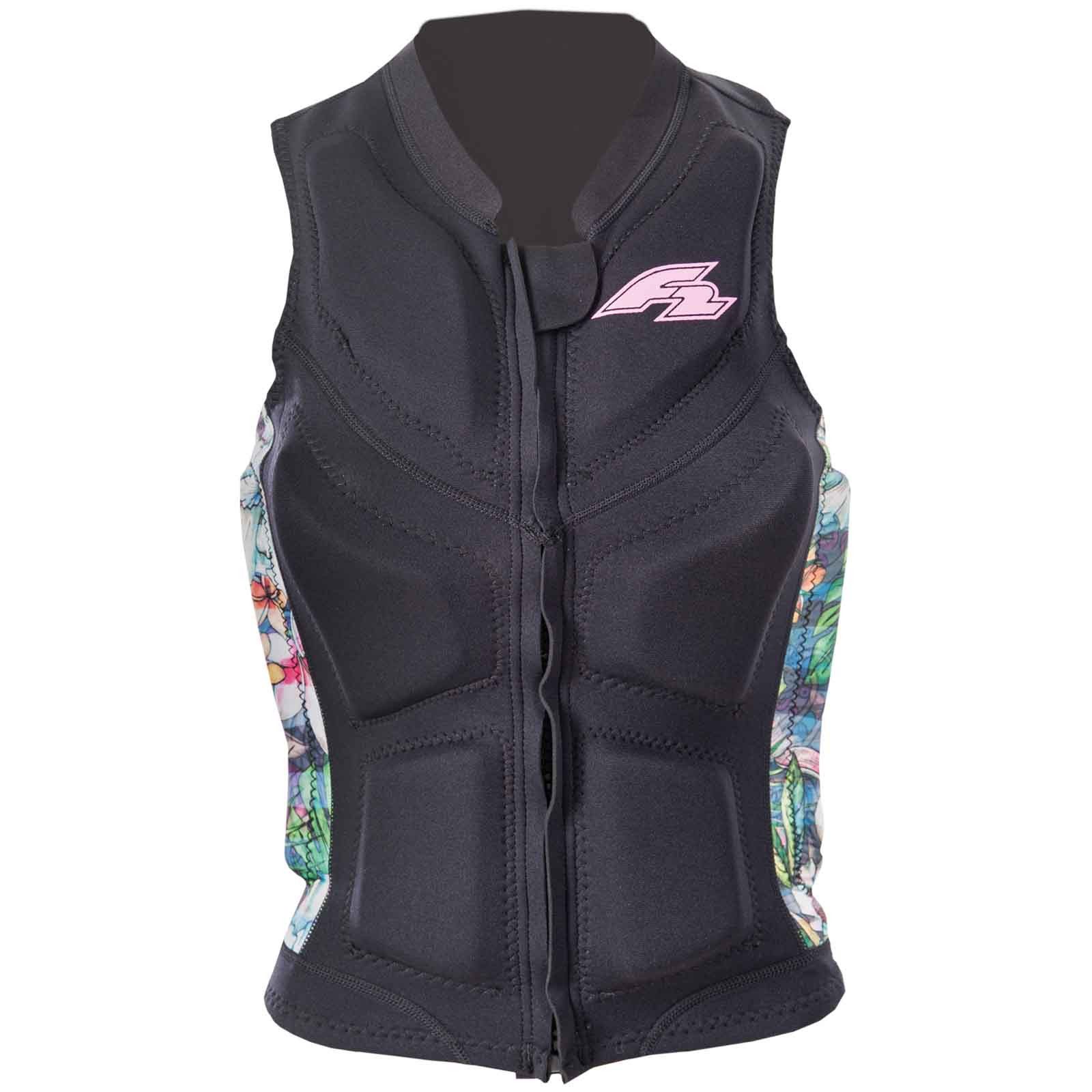 F2 Prallschutzweste F2 Damen Prallschutz Weste Wake & Sup Weste L Schwarz 2024/25