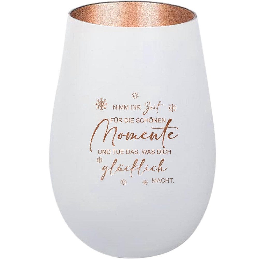 Der Porzellan-Laden Windlicht Zeitloses Windlicht: 'Nimm dir Zeit für die s günstig online kaufen