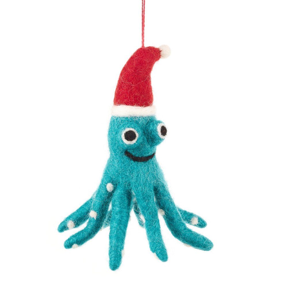 felt so good Christbaumschmuck Weihnachts-Oktopus Anhänger günstig online kaufen