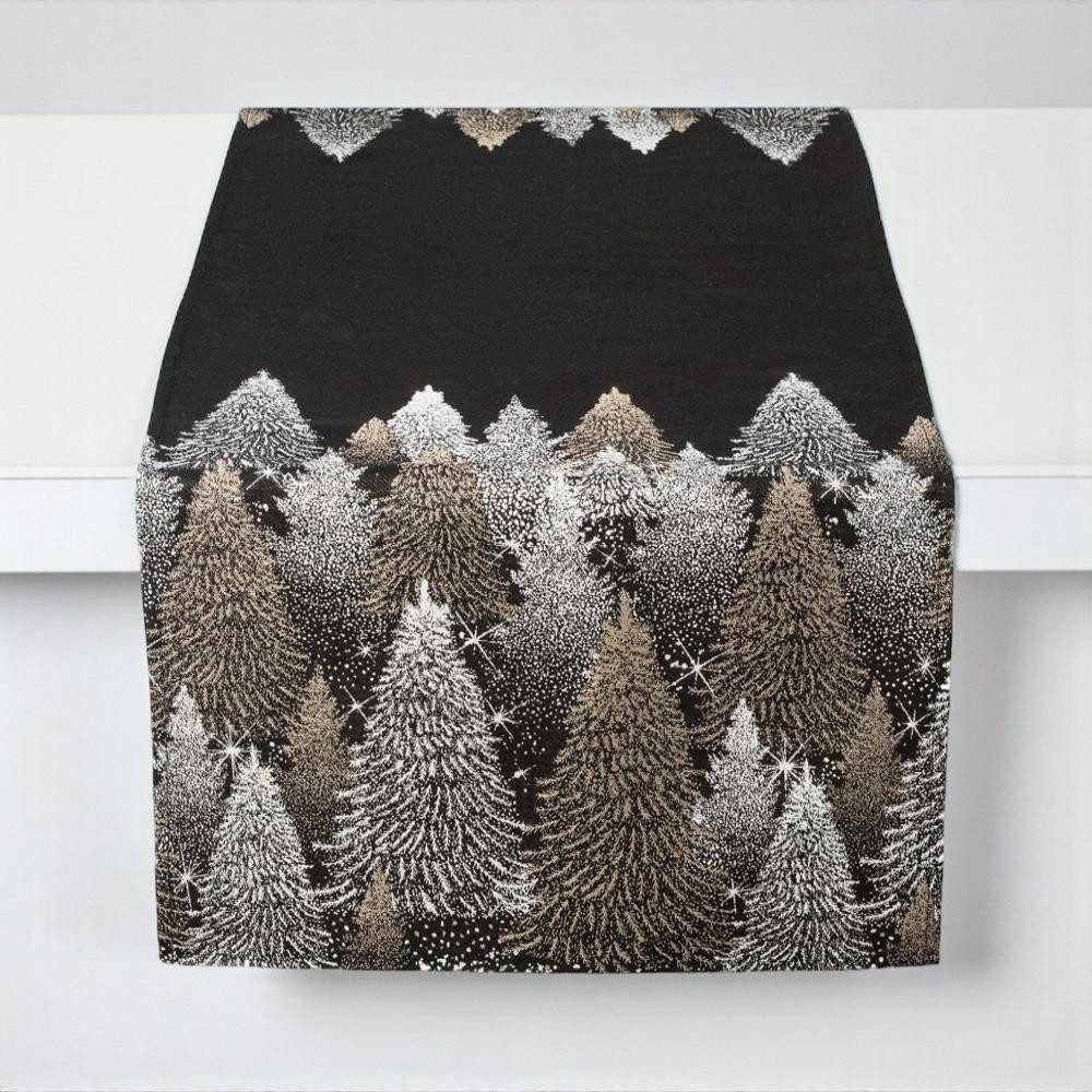 PICHLER Tischläufer Bonnet Silber 50 x 150 cm