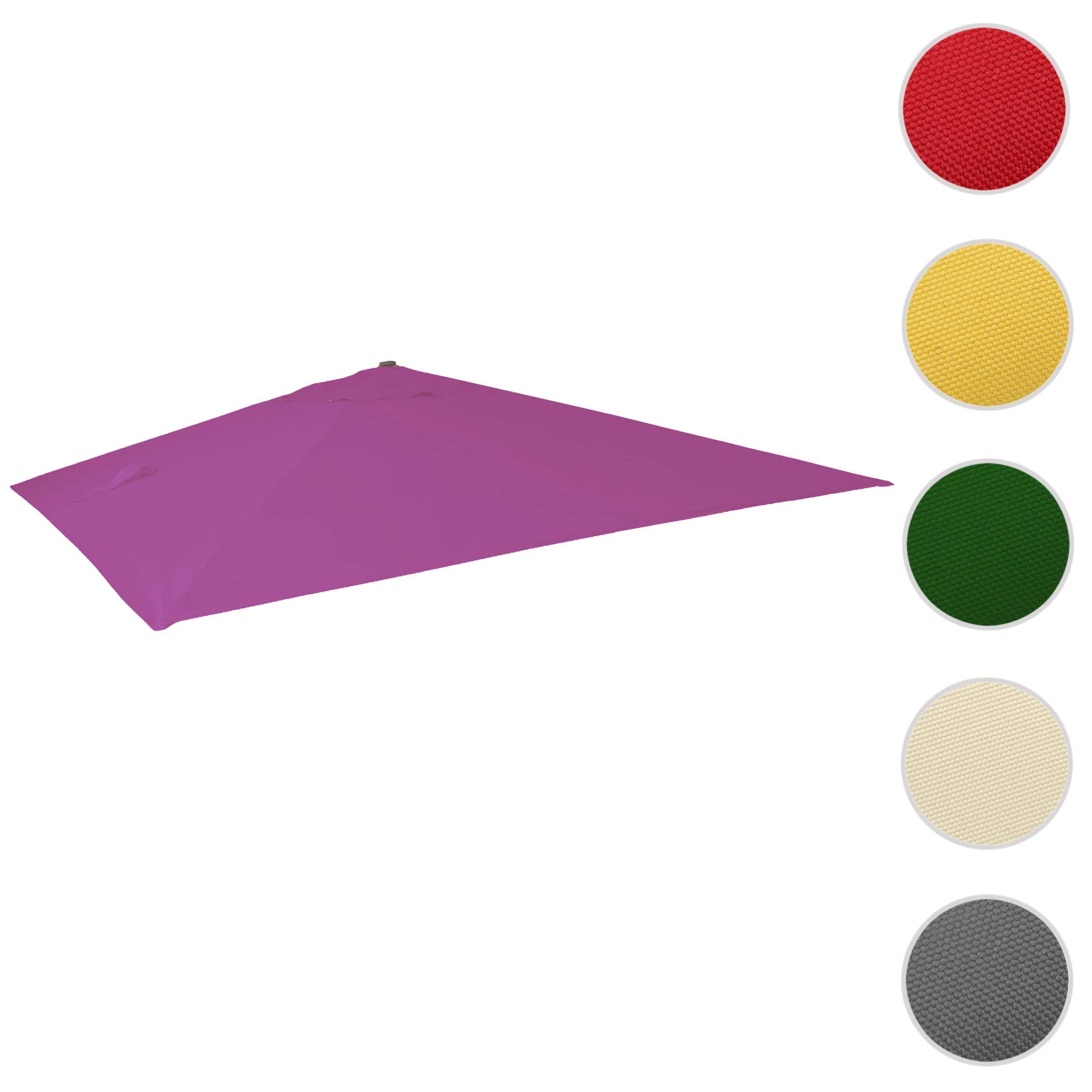 MCW Ampelschirmbespannung MCW-A96-E-A, 295x395 cm, Ø 500 cm, Mit Luftzirkulationshaube zur besseren Wärmeregulierung