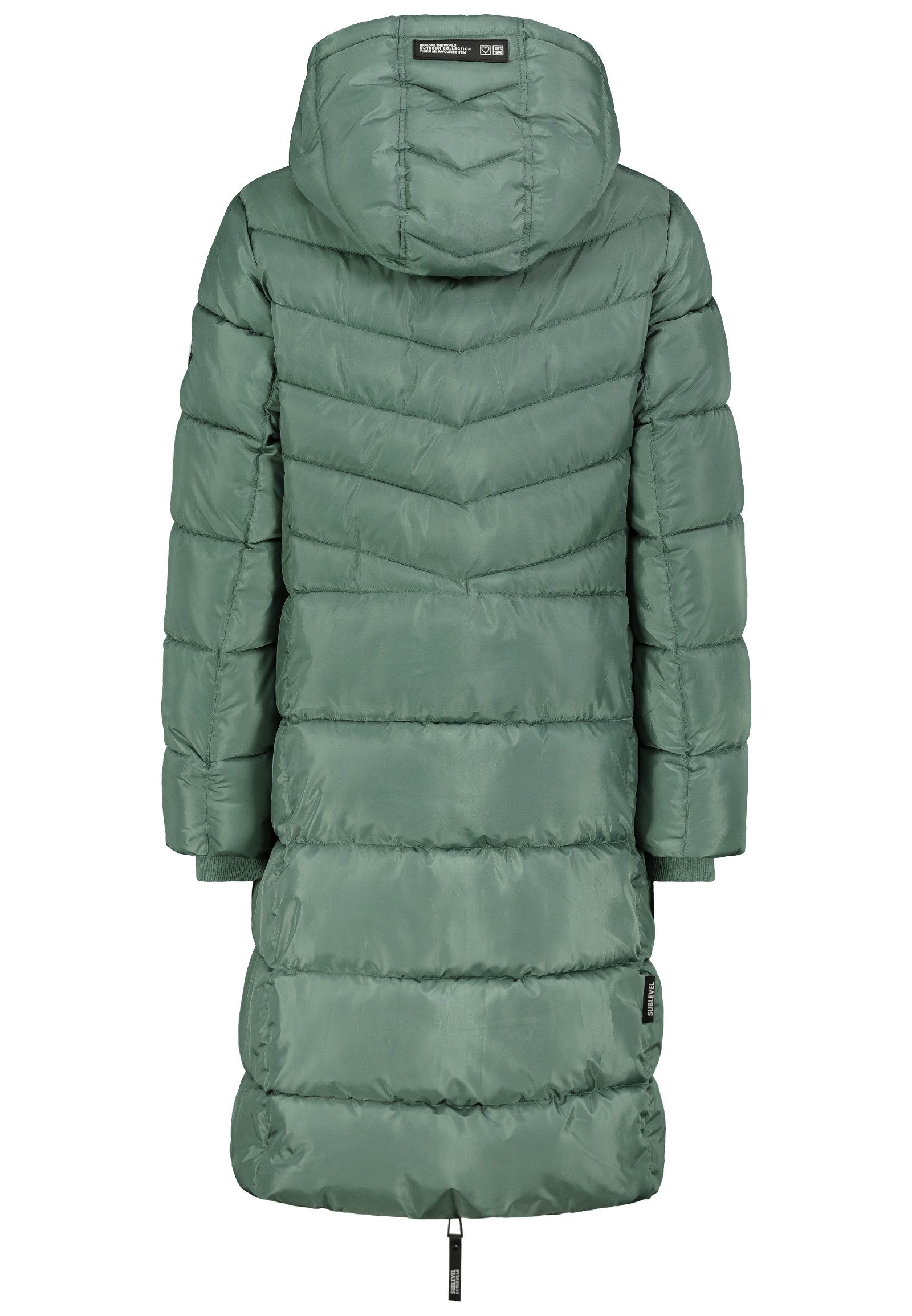 SUBLEVEL Wintermantel Damen Steppmantel mit 2-Wege-Reißverschluss und Ka St günstig online kaufen