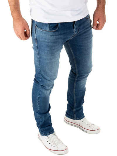 WOTEGA Slim-fit-Jeans »Stretch Jeanshose Justin« Herren Jeans mit Stretchanteil