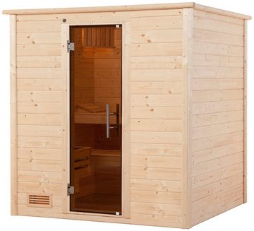 weka Sauna Bergen, BxTxH: 198 x 181 x 204 cm, 45 mm, ohne Ofen