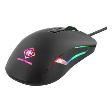 DELTACO GAM-029 Optische LED USB Gaming Maus 800-2000 DPI, 6 Tasten Scrollrad Maus (inkl. 5 Jahre Herstellergarantie)