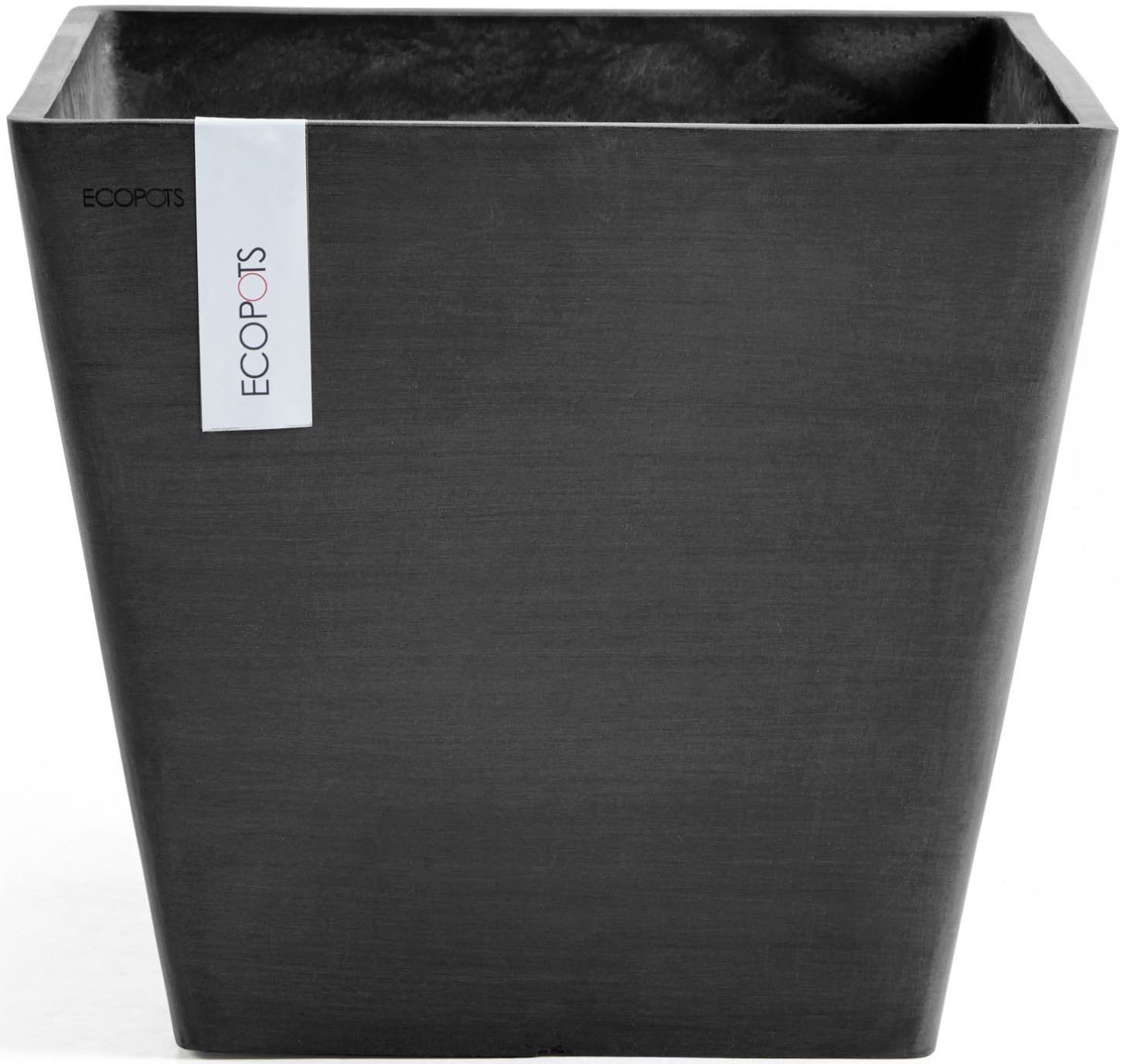ECOPOTS Blumentopf ROTTERDAM Dark Grey, BxTxH: 50x50x44 cm
