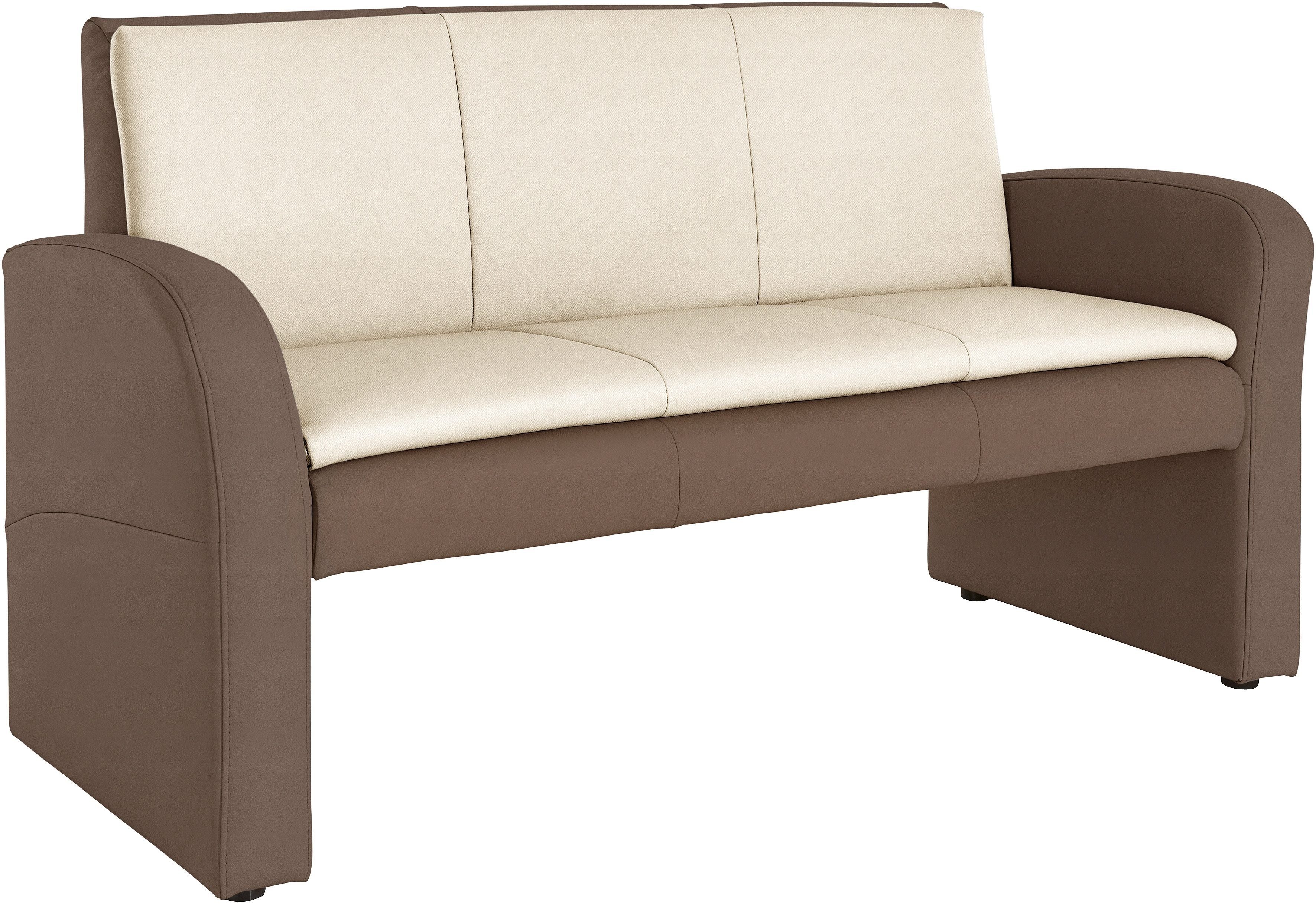 exxpo - sofa fashion Polsterbank Cortado, elegant und zeitlos, bequem, hohe Bodenfreiheit, schöne Detailverarbeitung, wahlweise Lederbezug