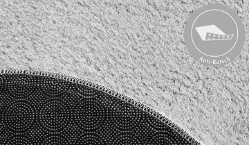 Badematte Arezzo Andiamo, Höhe 16 mm, rutschhemmend beschichtet, fußbodenheizungsgeeignet, schnell trocknend, Polyester, rund, Uni Farben, weich & kuschelig, als rechteckig & rund erhältlich