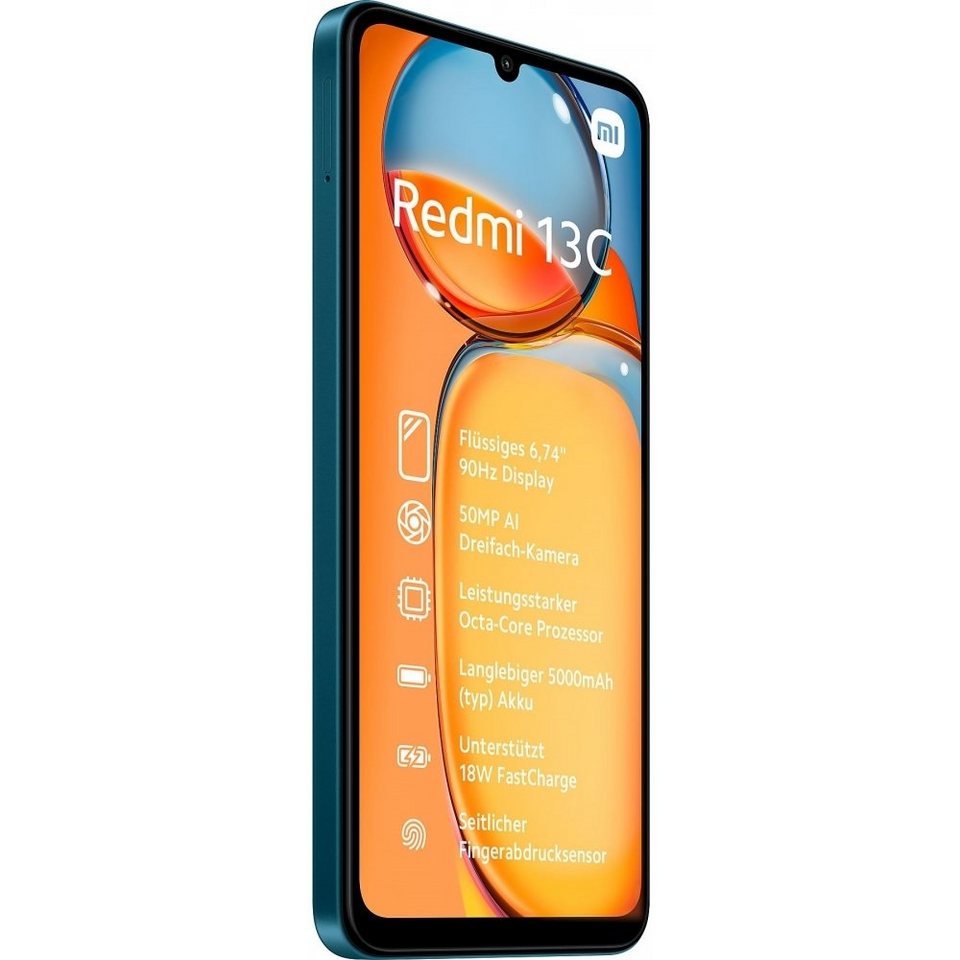 Xiaomi Redmi 13C 8GB+256GB Smartphone (17,1 cm/6,74 Zoll, 256 GB  Speicherplatz, 50 MP Kamera), 256 GB interner Speicher