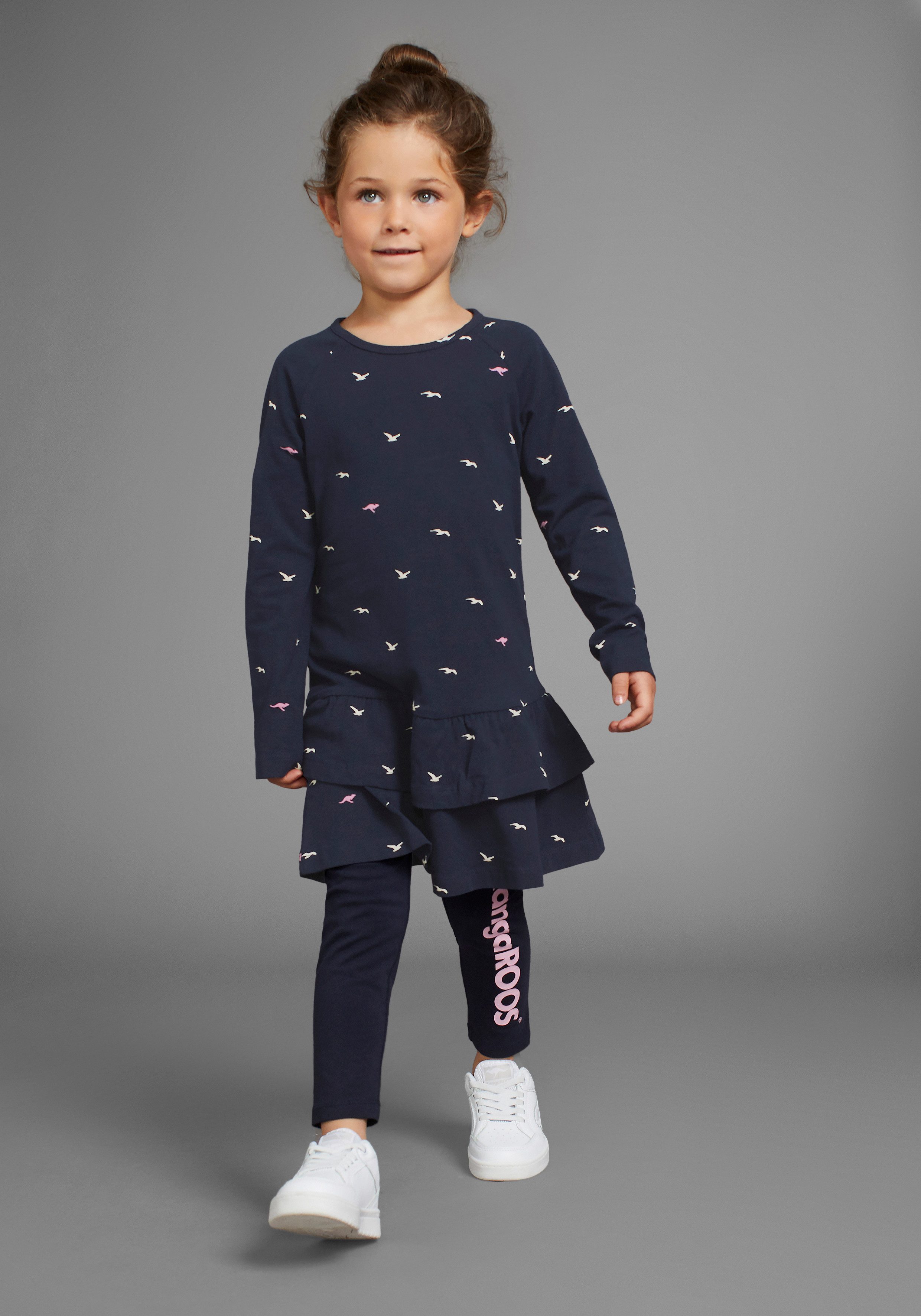 KangaROOS Jerseykleid KANGAROOS-Allover Kleid, für kleine günstig online kaufen