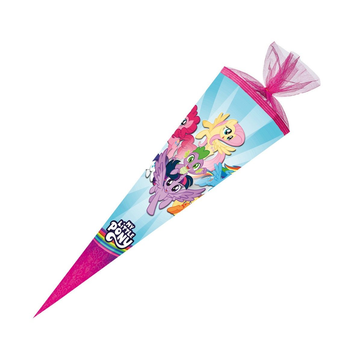 Nestler Schultüte Nestler Schultüte My little Pony Friendship 85cm mit Tüllverschluss