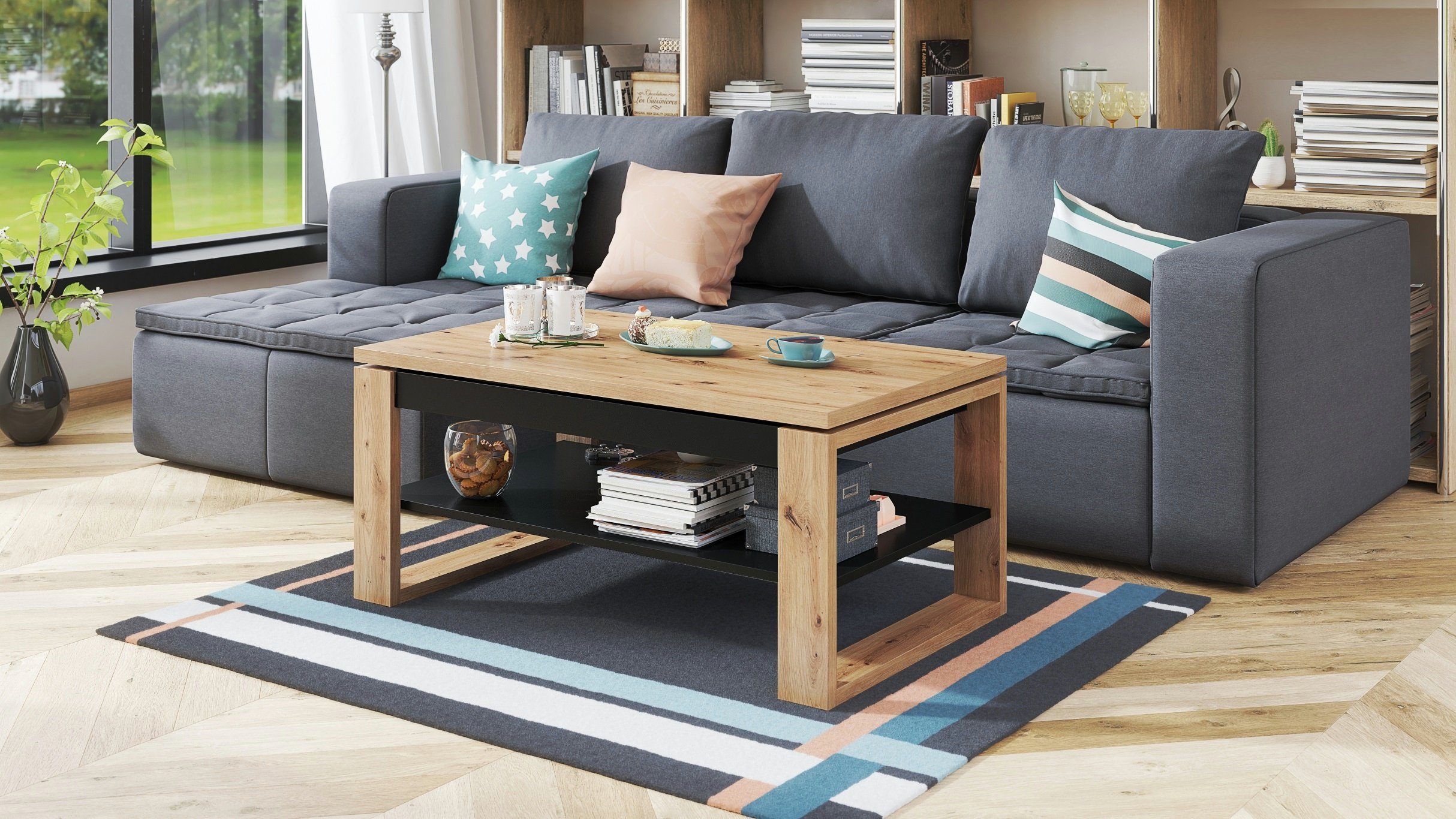 designimpex Couchtisch Design Multifunktionstisch Nuo Arbeitstisch günstig online kaufen