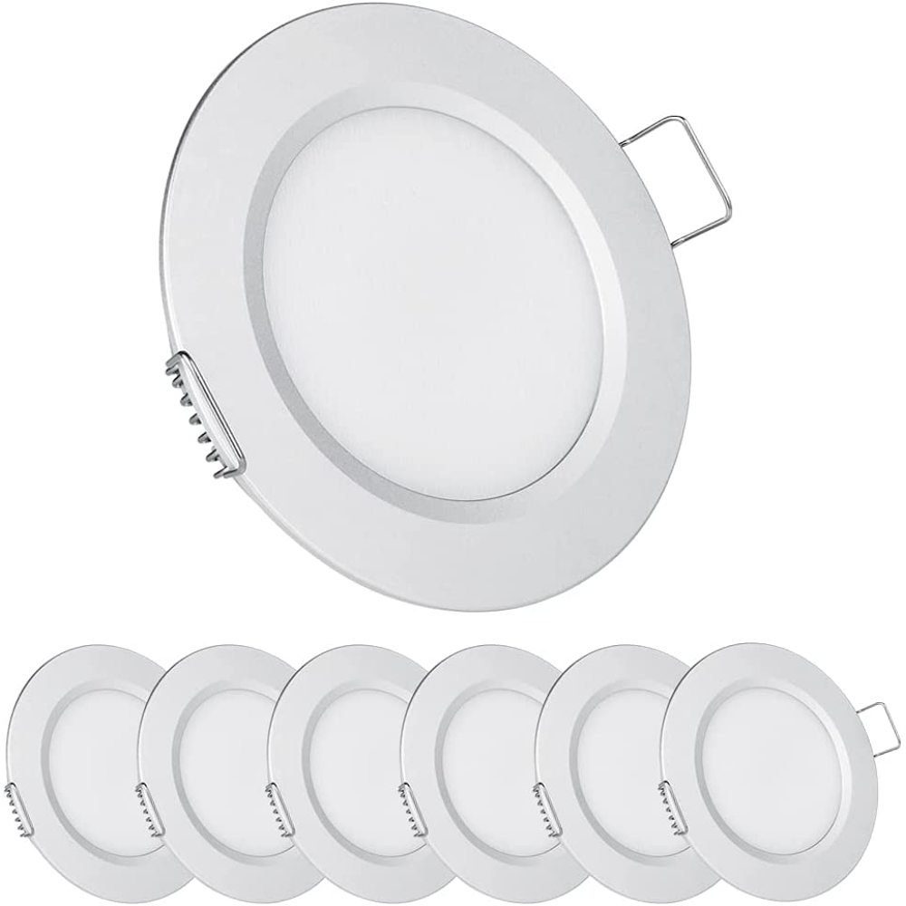 GelldG Deckenspots LED Einbaustrahler Ultra flach 3W Deckenspots Einbauleuchten LED